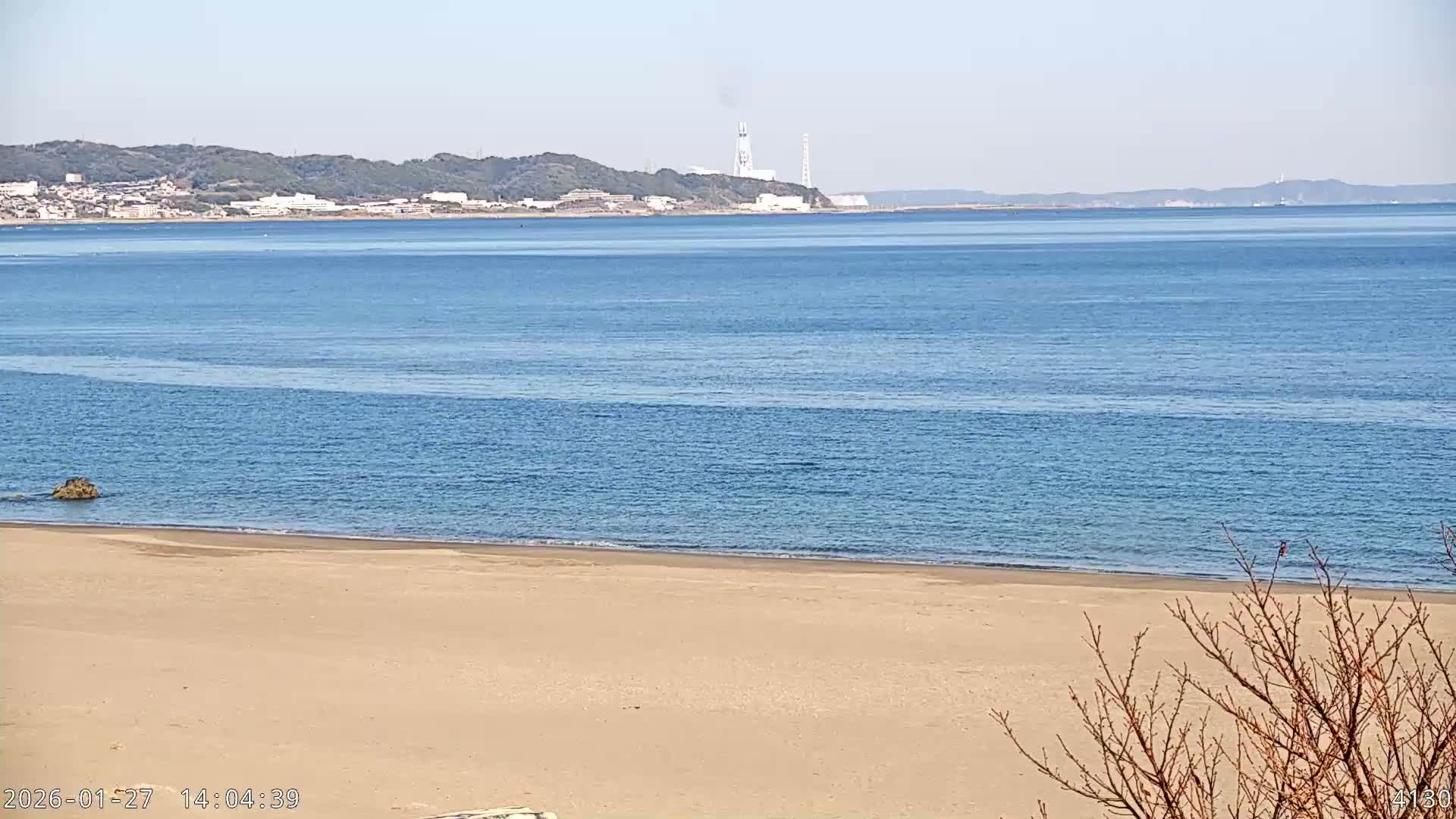 Kanagawa, Miura, Miura Beach  ( 神奈川、三浦、三浦海岸 ) Live Cam - Kamimiyada, Minamishitauramachi, Miura, Kanagawa, Kanto, Honshu, Japan