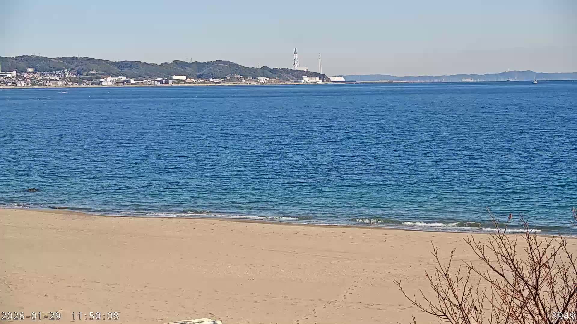 Kanagawa, Miura, Miura Beach  ( 神奈川、三浦、三浦海岸 ) Live Cam - Kamimiyada, Minamishitauramachi, Miura, Kanagawa, Kanto, Honshu, Japan