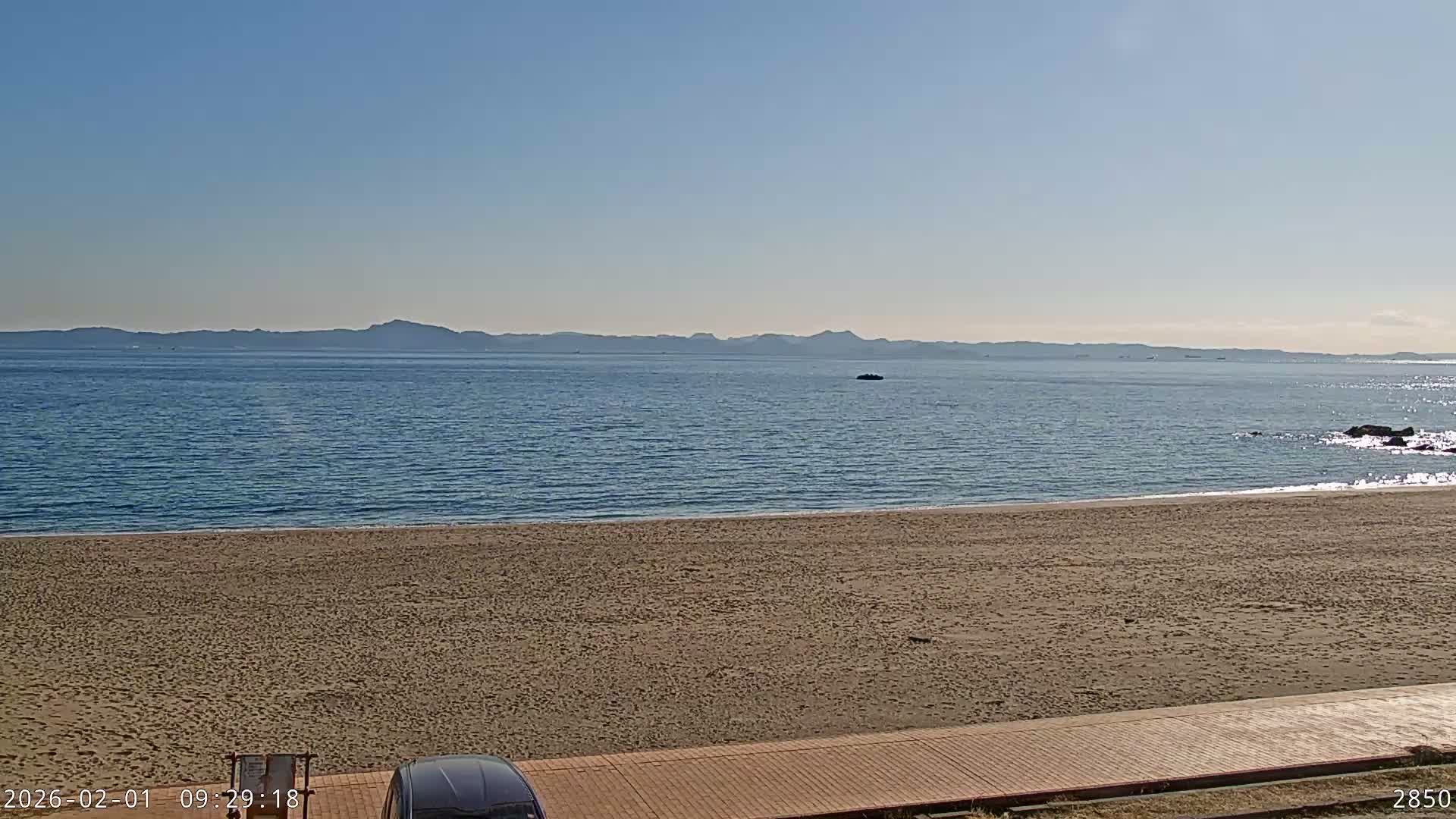 Kanagawa, Miura, Miura Beach  ( 神奈川、三浦、三浦海岸 ) Live Cam - Kamimiyada, Minamishitauramachi, Miura, Kanagawa, Kanto, Honshu, Japan