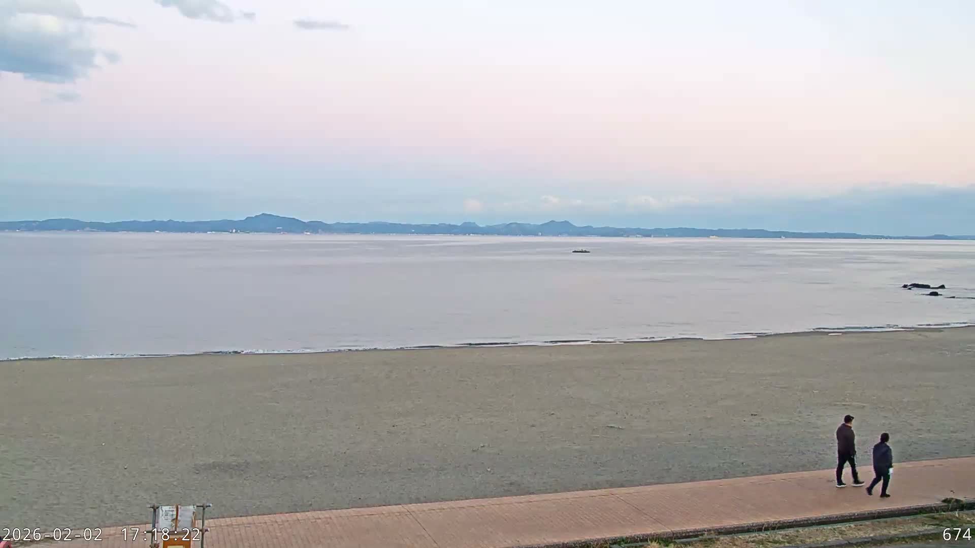 Kanagawa, Miura, Miura Beach  ( 神奈川、三浦、三浦海岸 ) Live Cam - Kamimiyada, Minamishitauramachi, Miura, Kanagawa, Kanto, Honshu, Japan