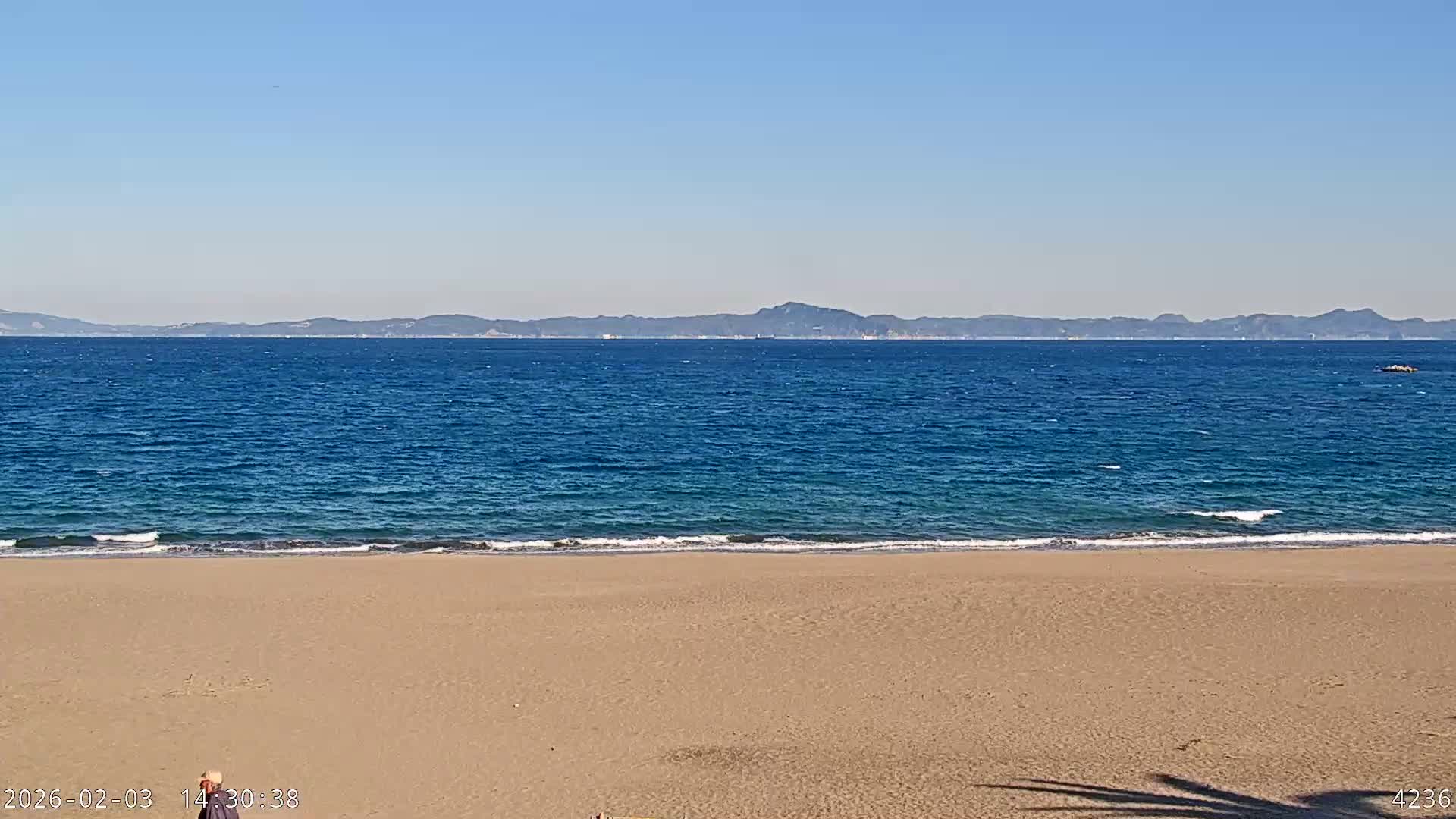 Kanagawa, Miura, Miura Beach  ( 神奈川、三浦、三浦海岸 ) Live Cam - Kamimiyada, Minamishitauramachi, Miura, Kanagawa, Kanto, Honshu, Japan