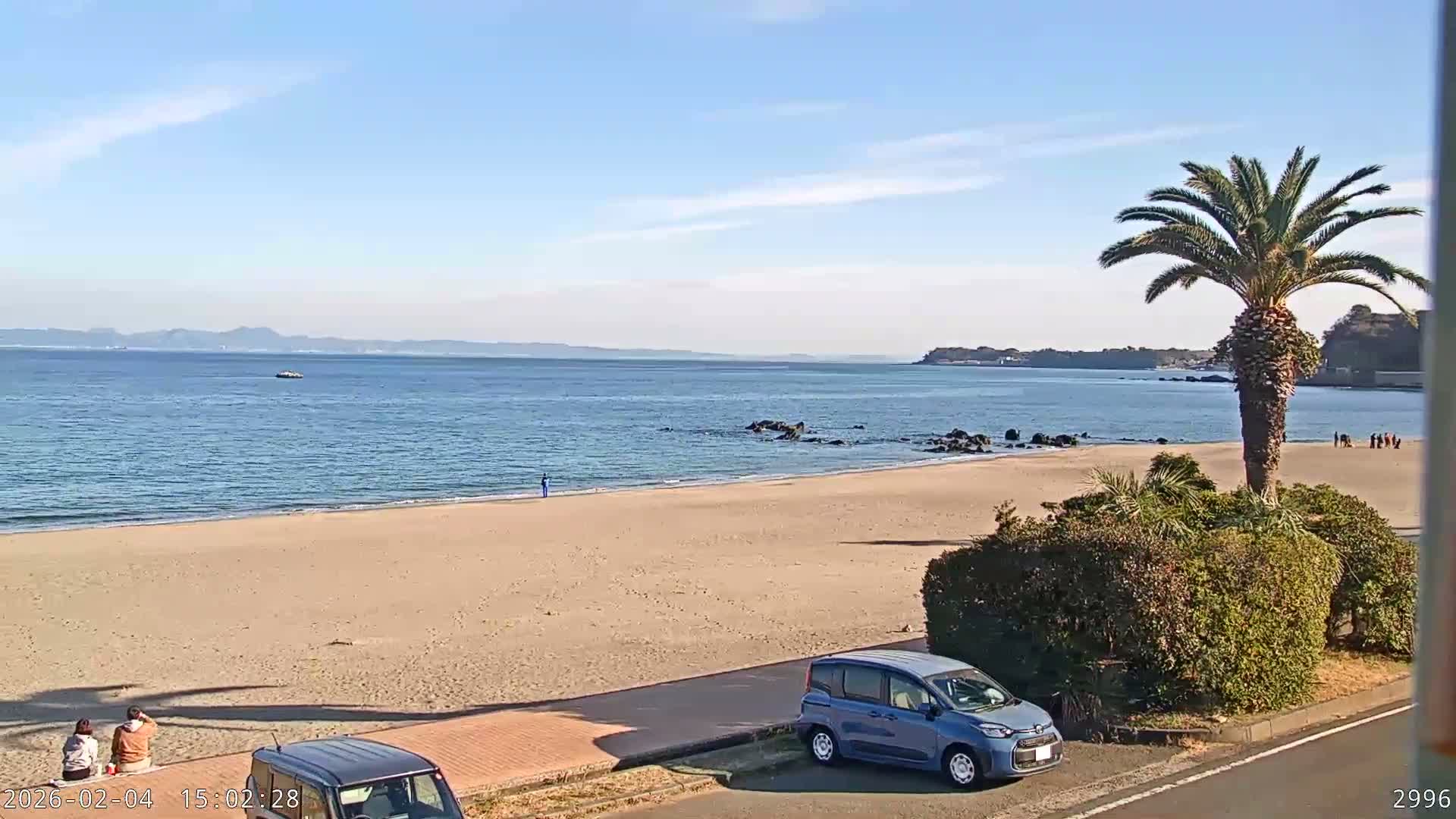 Kanagawa, Miura, Miura Beach  ( 神奈川、三浦、三浦海岸 ) Live Cam - Kamimiyada, Minamishitauramachi, Miura, Kanagawa, Kanto, Honshu, Japan