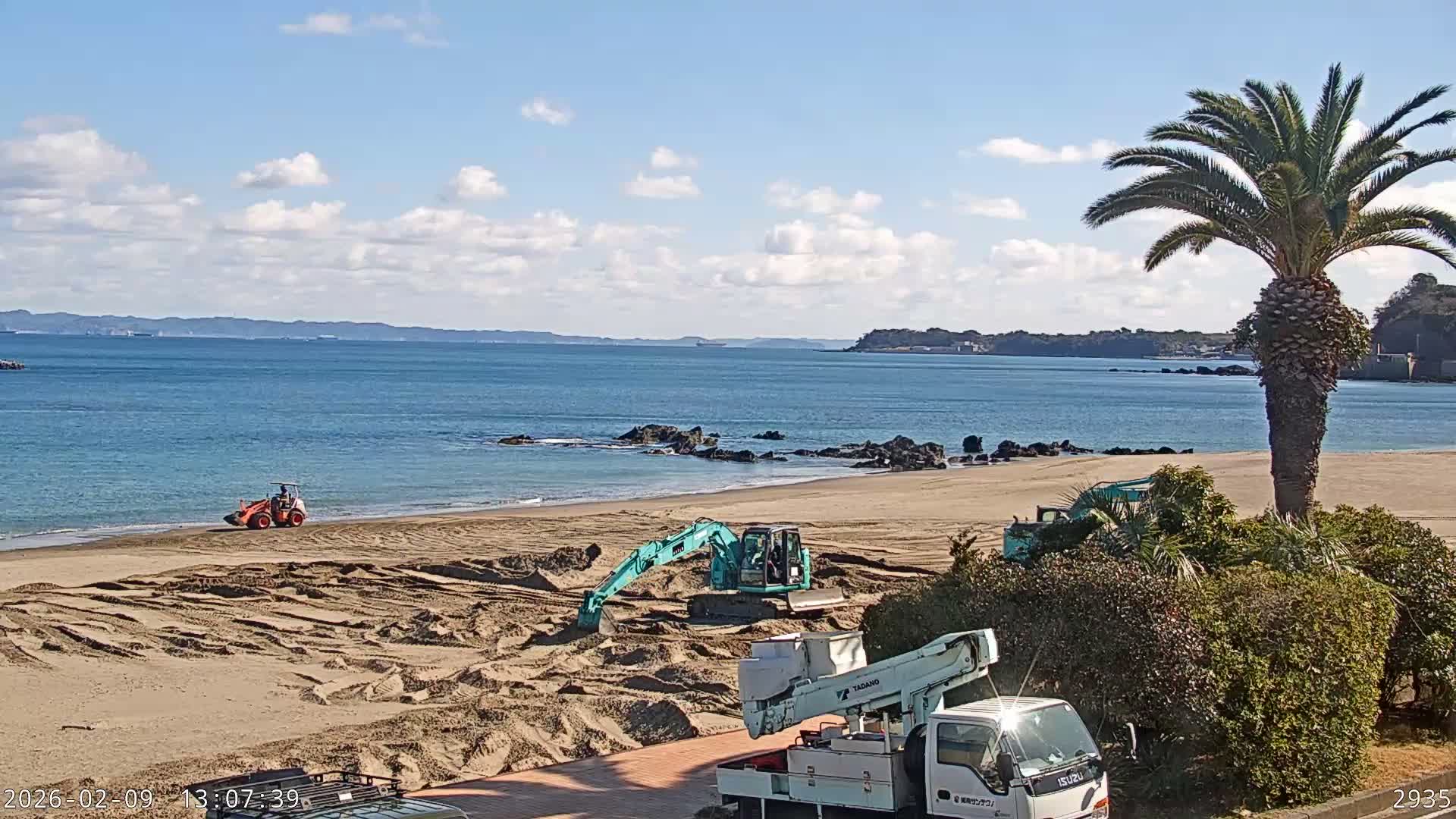 Kanagawa, Miura, Miura Beach  ( 神奈川、三浦、三浦海岸 ) Live Cam - Kamimiyada, Minamishitauramachi, Miura, Kanagawa, Kanto, Honshu, Japan