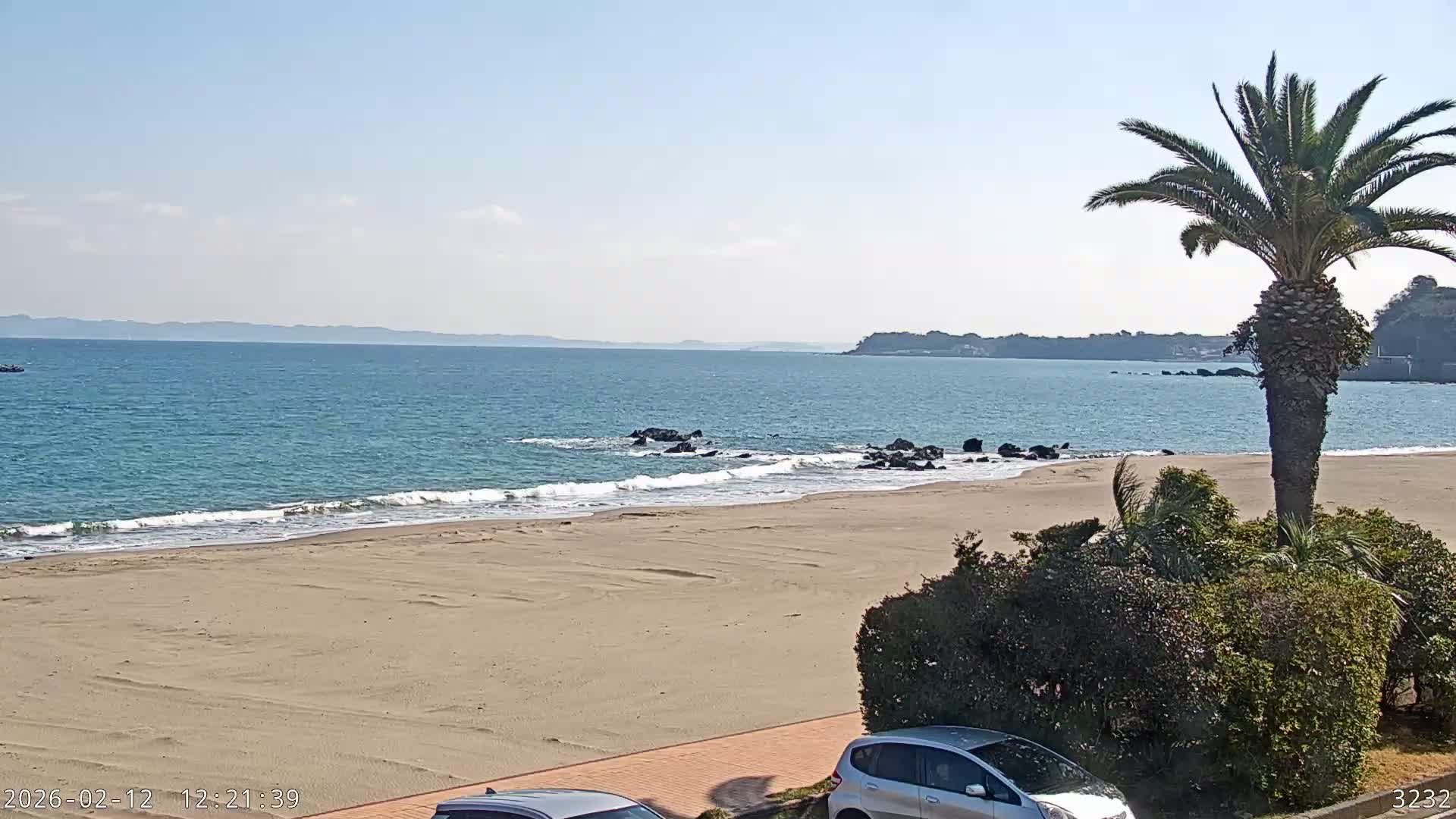 Kanagawa, Miura, Miura Beach  ( 神奈川、三浦、三浦海岸 ) Live Cam - Kamimiyada, Minamishitauramachi, Miura, Kanagawa, Kanto, Honshu, Japan