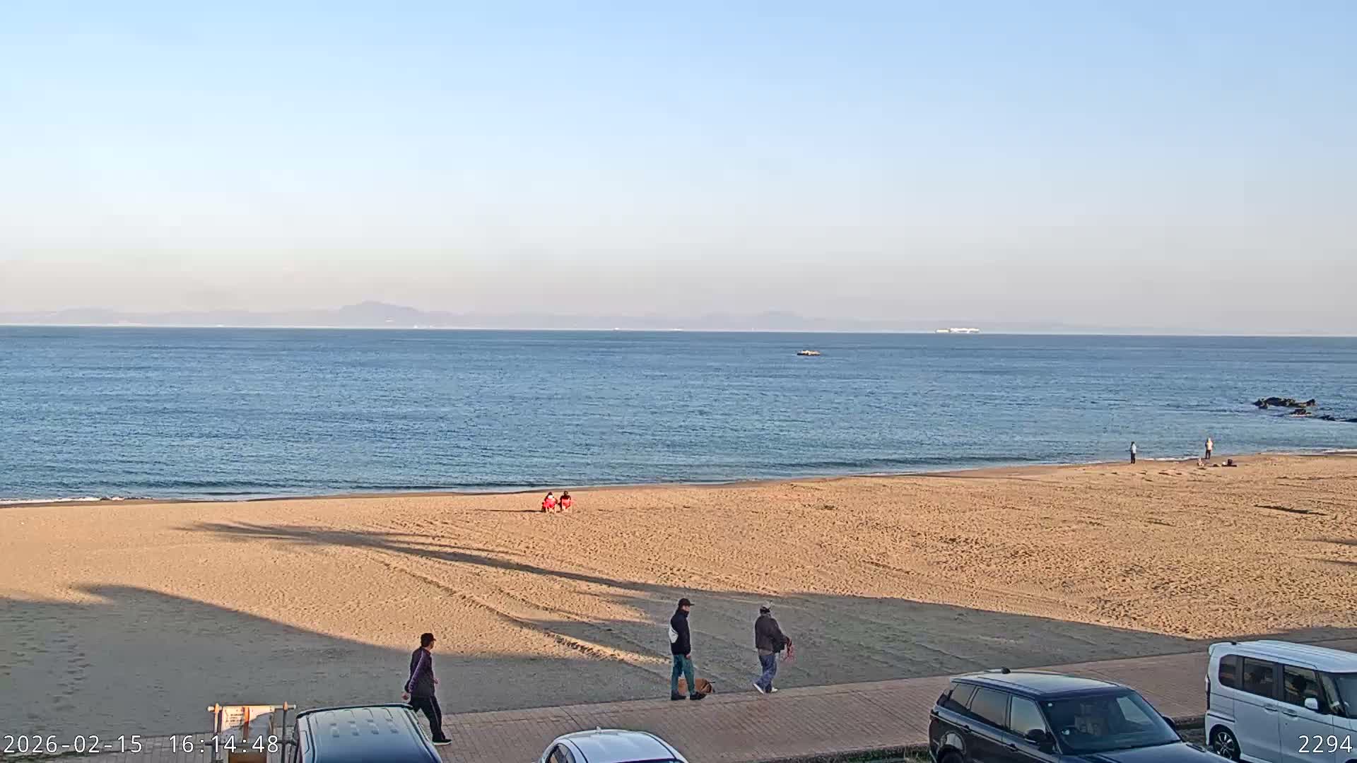 Kanagawa, Miura, Miura Beach  ( 神奈川、三浦、三浦海岸 ) Live Cam - Kamimiyada, Minamishitauramachi, Miura, Kanagawa, Kanto, Honshu, Japan