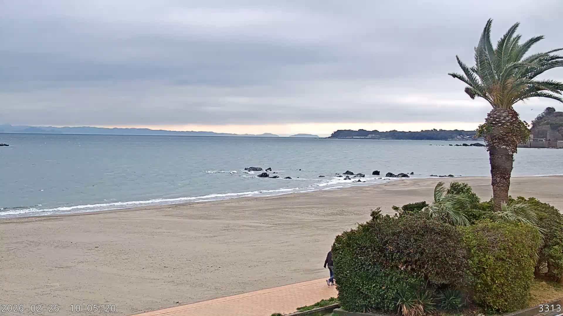 Kanagawa, Miura, Miura Beach  ( 神奈川、三浦、三浦海岸 ) Live Cam - Kamimiyada, Minamishitauramachi, Miura, Kanagawa, Kanto, Honshu, Japan