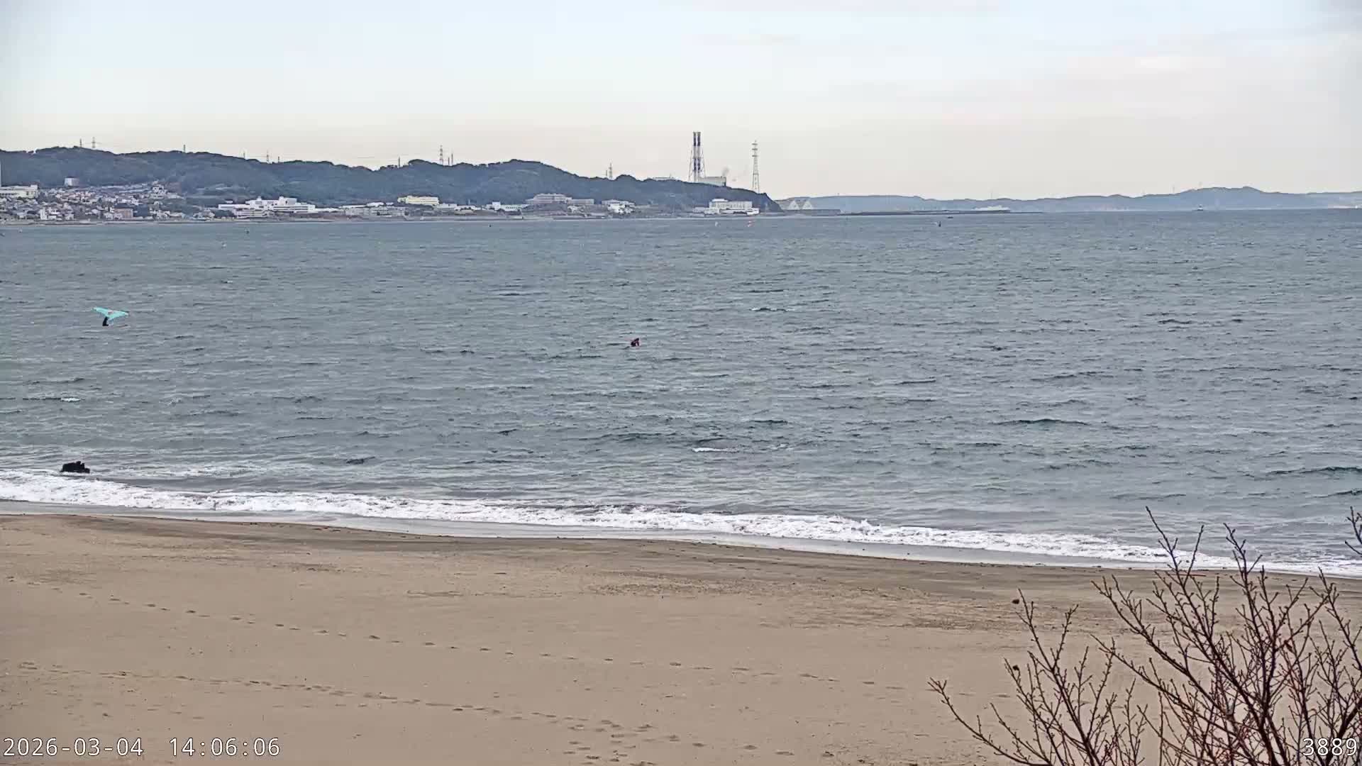 Kanagawa, Miura, Miura Beach  ( 神奈川、三浦、三浦海岸 ) Live Cam - Kamimiyada, Minamishitauramachi, Miura, Kanagawa, Kanto, Honshu, Japan
