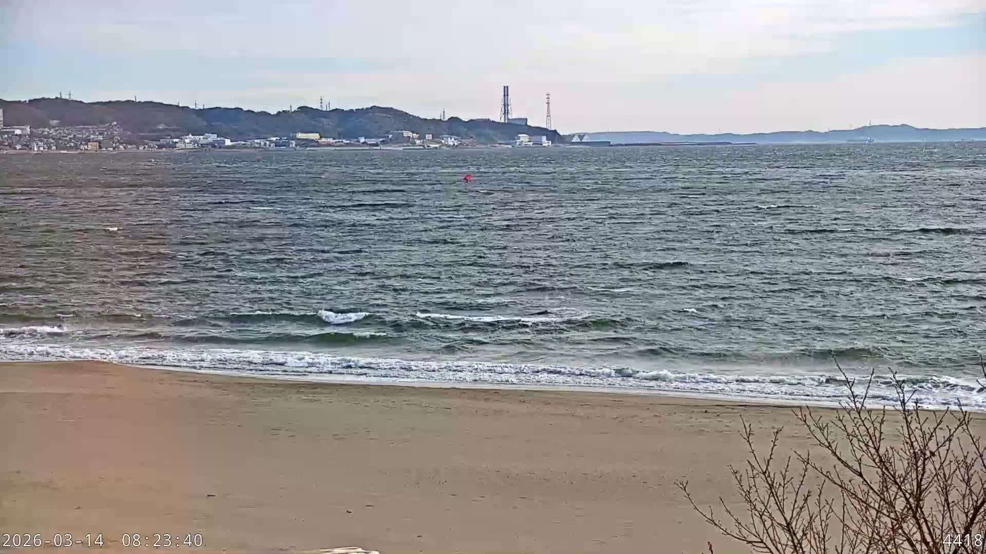 Kanagawa, Miura, Miura Beach  ( 神奈川、三浦、三浦海岸 ) Live Cam - Kamimiyada, Minamishitauramachi, Miura, Kanagawa, Kanto, Honshu, Japan