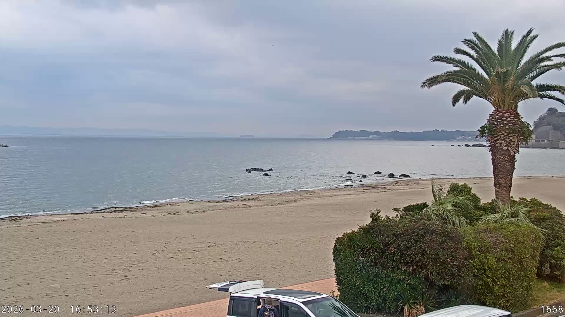 Kanagawa, Miura, Miura Beach  ( 神奈川、三浦、三浦海岸 ) Live Cam - Kamimiyada, Minamishitauramachi, Miura, Kanagawa, Kanto, Honshu, Japan