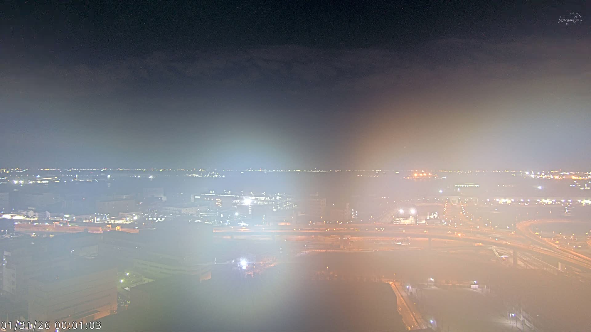 Tokyo,  Gate Bridge & Tokyo Port Inner Harbor ( 東京、ゲートブリッジ、東京港内港 ) Live Cam -1 Chome, Ariake, Koto, Tokyo, Kantō, Honshu, Japan