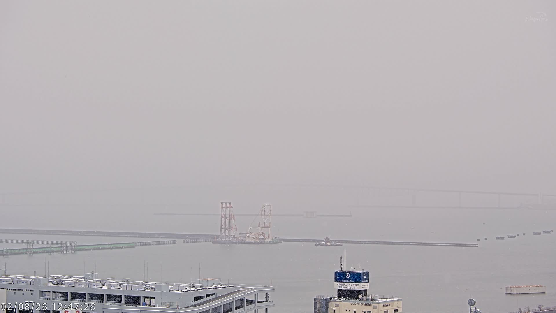 Tokyo,  Gate Bridge & Tokyo Port Inner Harbor ( 東京、ゲートブリッジ、東京港内港 ) Live Cam -1 Chome, Ariake, Koto, Tokyo, Kantō, Honshu, Japan