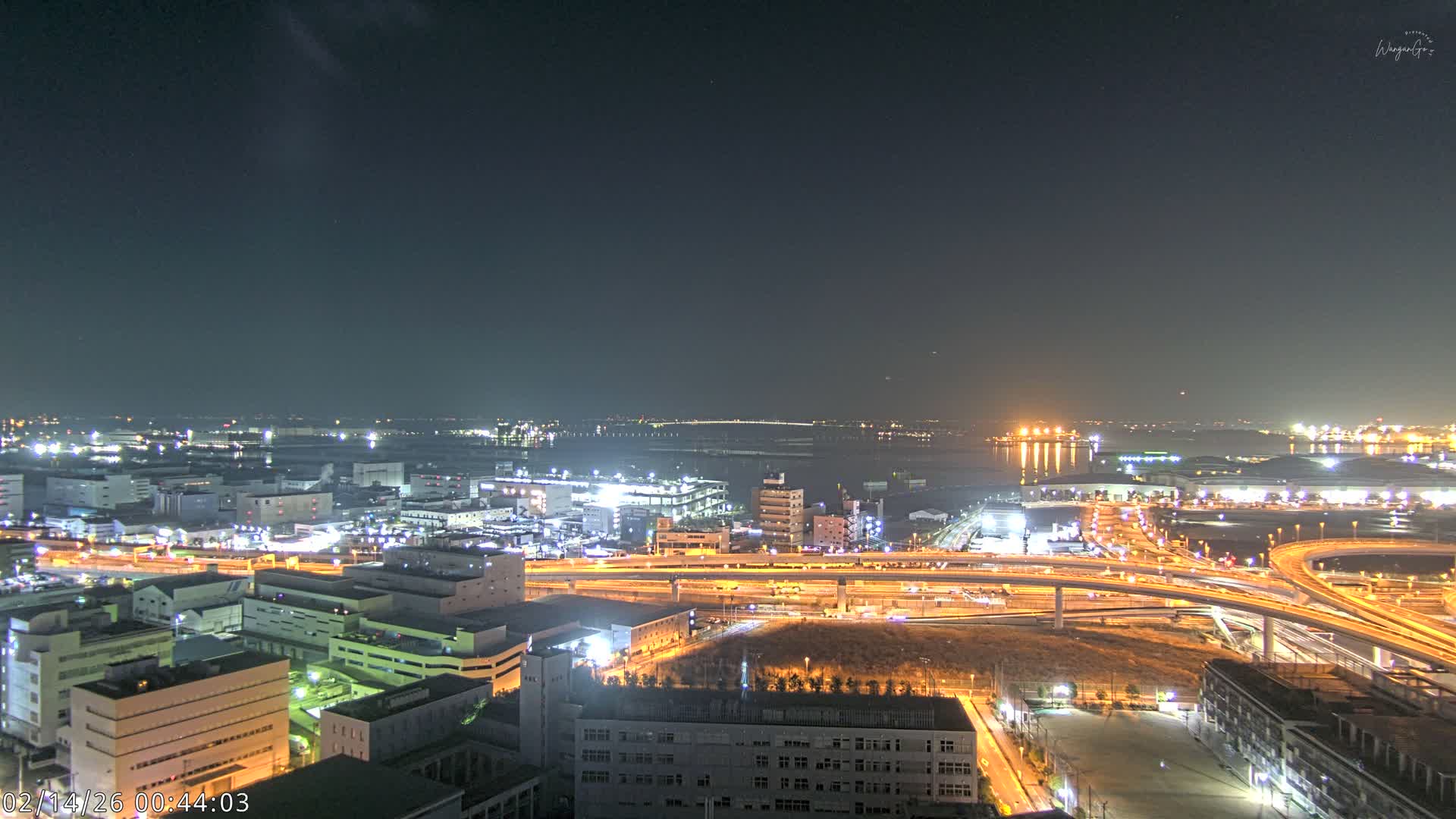 Tokyo,  Gate Bridge & Tokyo Port Inner Harbor ( 東京、ゲートブリッジ、東京港内港 ) Live Cam -1 Chome, Ariake, Koto, Tokyo, Kantō, Honshu, Japan