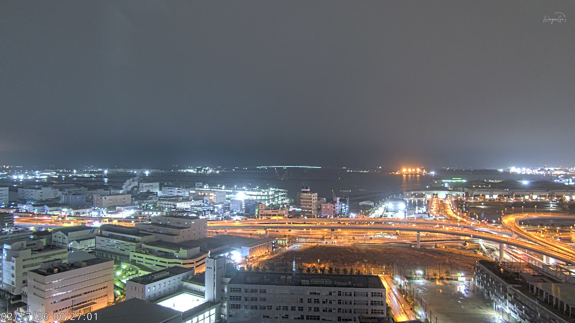 Tokyo,  Gate Bridge & Tokyo Port Inner Harbor ( 東京、ゲートブリッジ、東京港内港 ) Live Cam -1 Chome, Ariake, Koto, Tokyo, Kantō, Honshu, Japan