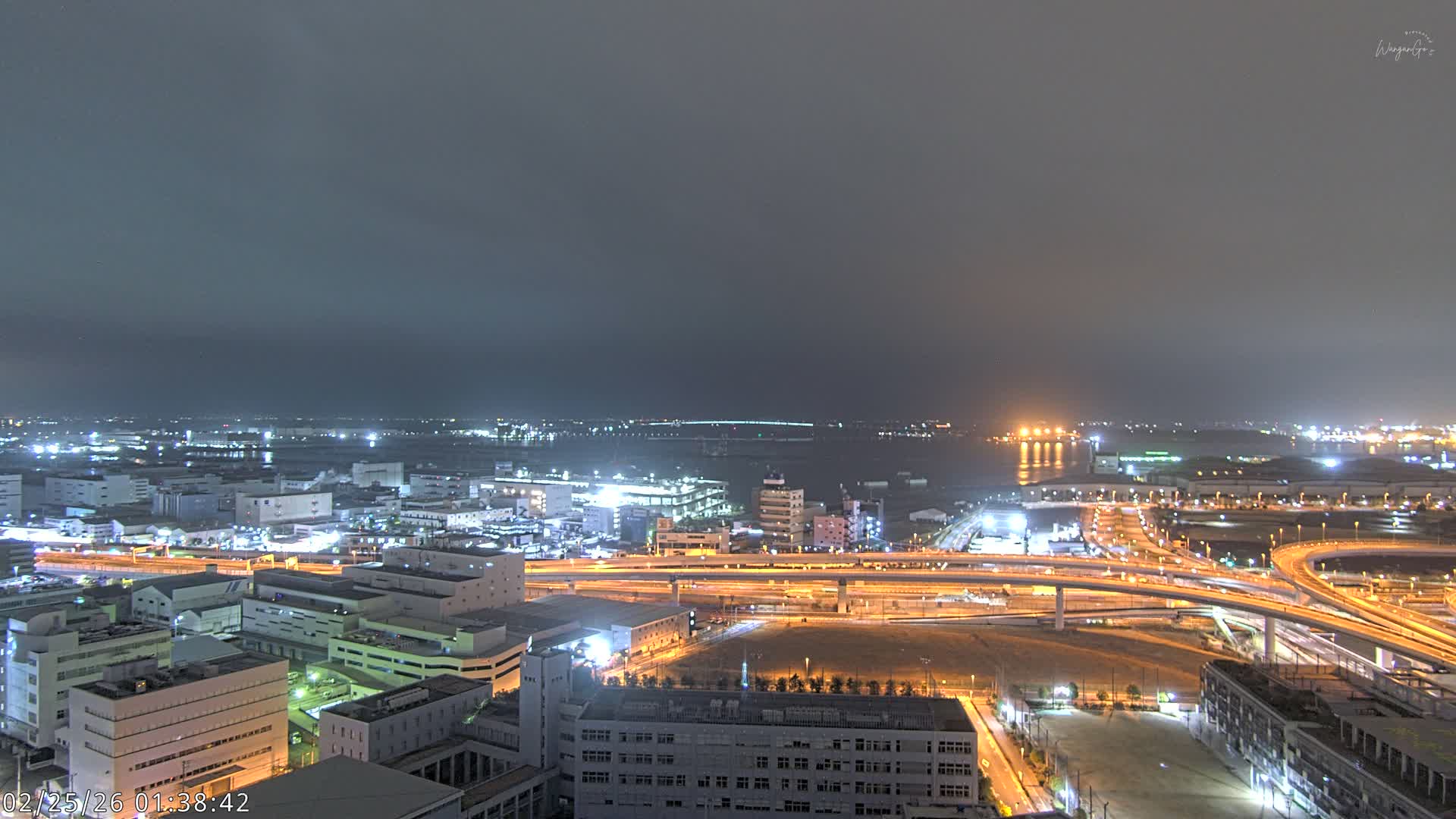 Tokyo,  Gate Bridge & Tokyo Port Inner Harbor ( 東京、ゲートブリッジ、東京港内港 ) Live Cam -1 Chome, Ariake, Koto, Tokyo, Kantō, Honshu, Japan