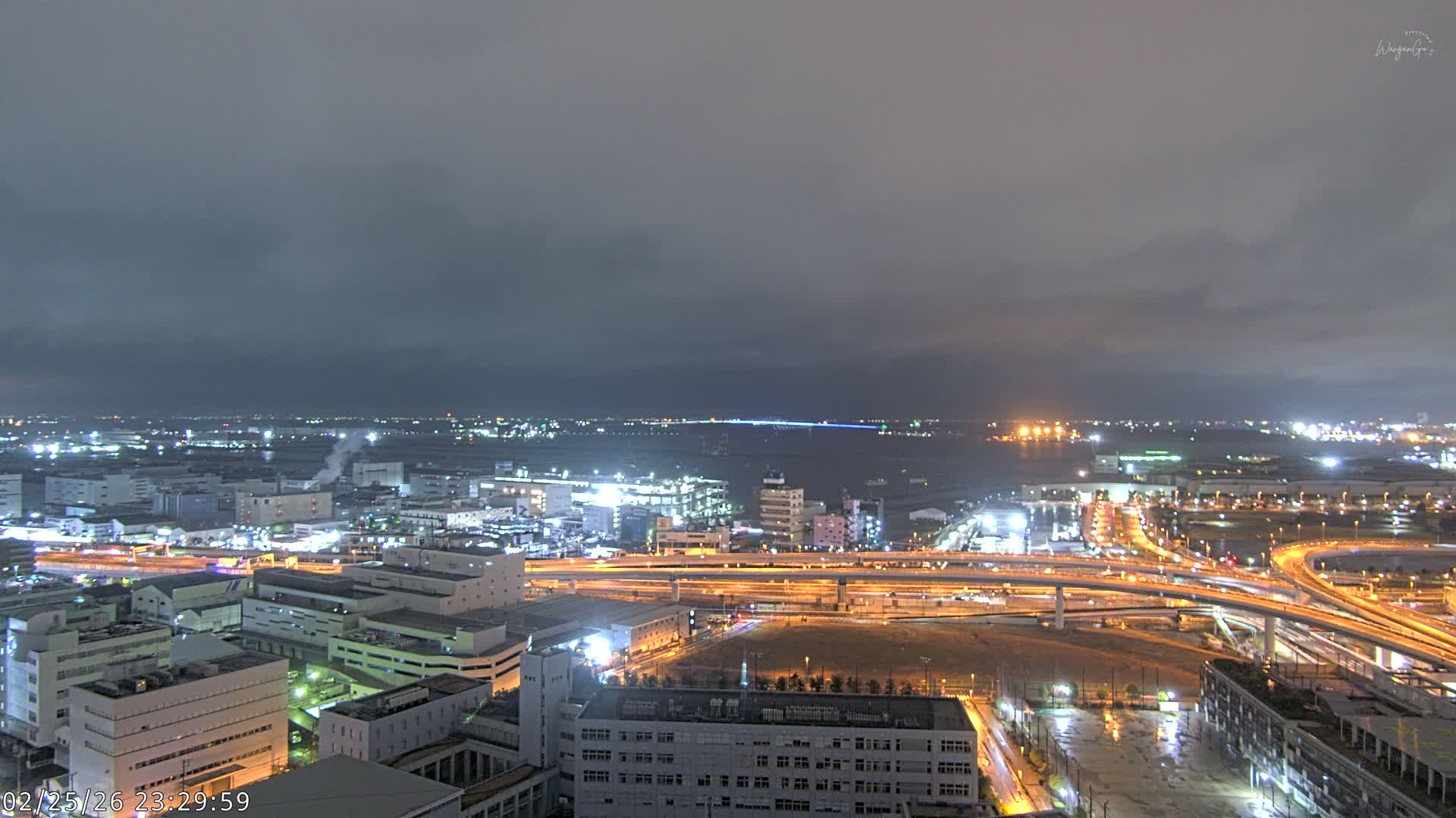 Tokyo,  Gate Bridge & Tokyo Port Inner Harbor ( 東京、ゲートブリッジ、東京港内港 ) Live Cam -1 Chome, Ariake, Koto, Tokyo, Kantō, Honshu, Japan