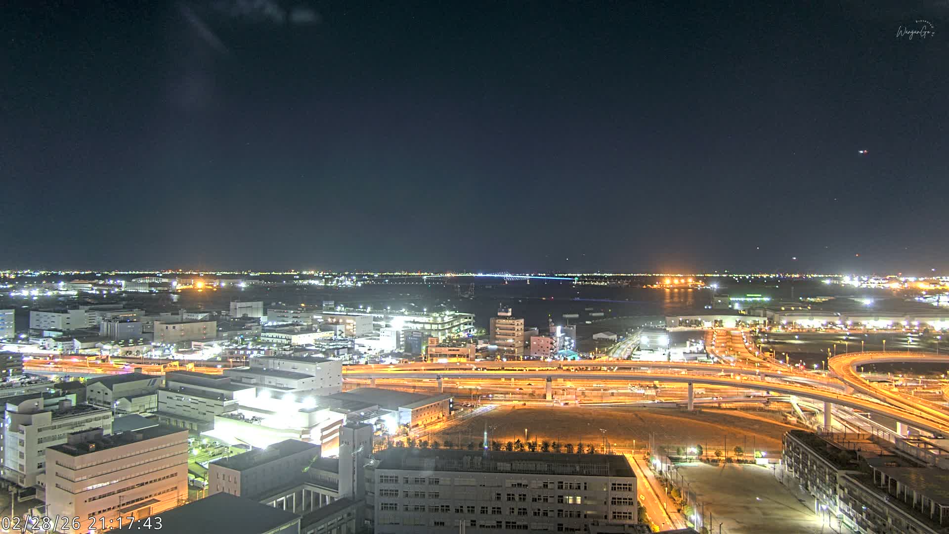 Tokyo,  Gate Bridge & Tokyo Port Inner Harbor ( 東京、ゲートブリッジ、東京港内港 ) Live Cam -1 Chome, Ariake, Koto, Tokyo, Kantō, Honshu, Japan