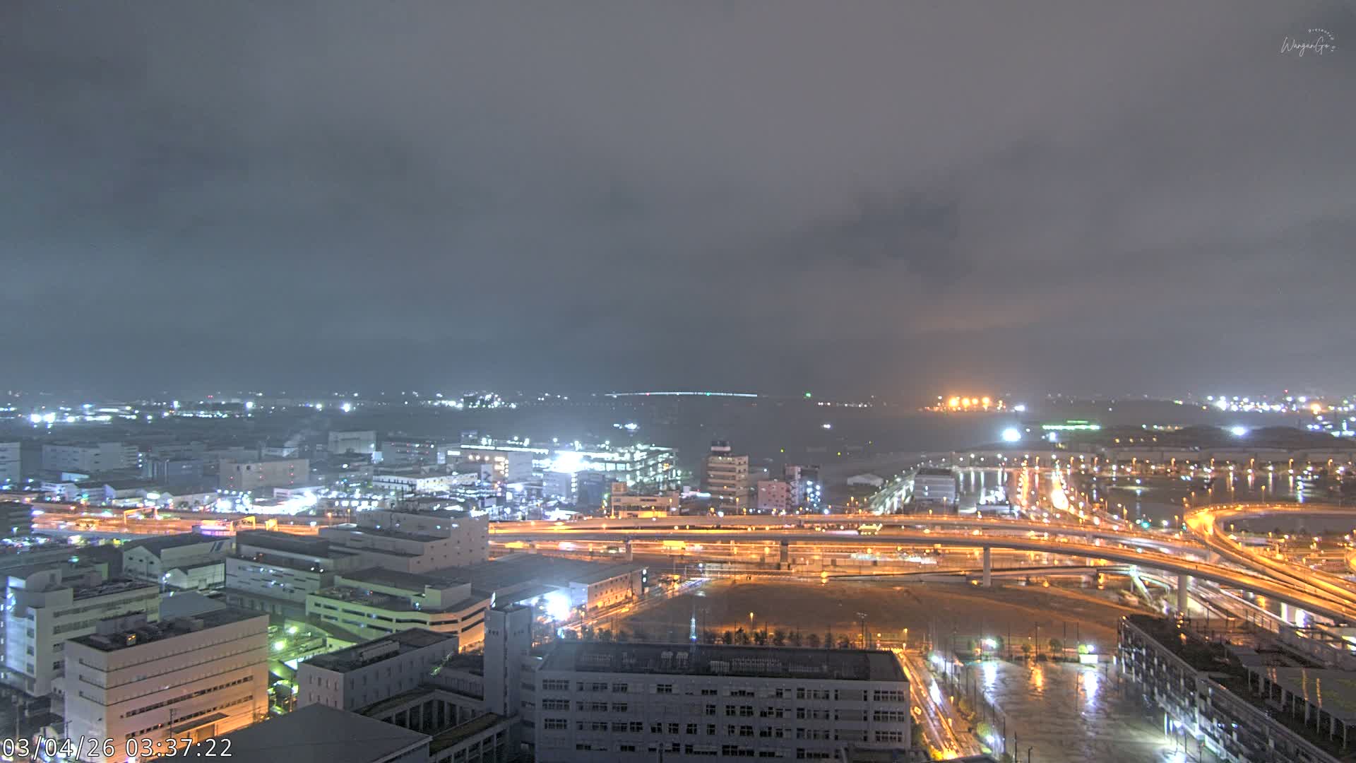 Tokyo,  Gate Bridge & Tokyo Port Inner Harbor ( 東京、ゲートブリッジ、東京港内港 ) Live Cam -1 Chome, Ariake, Koto, Tokyo, Kantō, Honshu, Japan