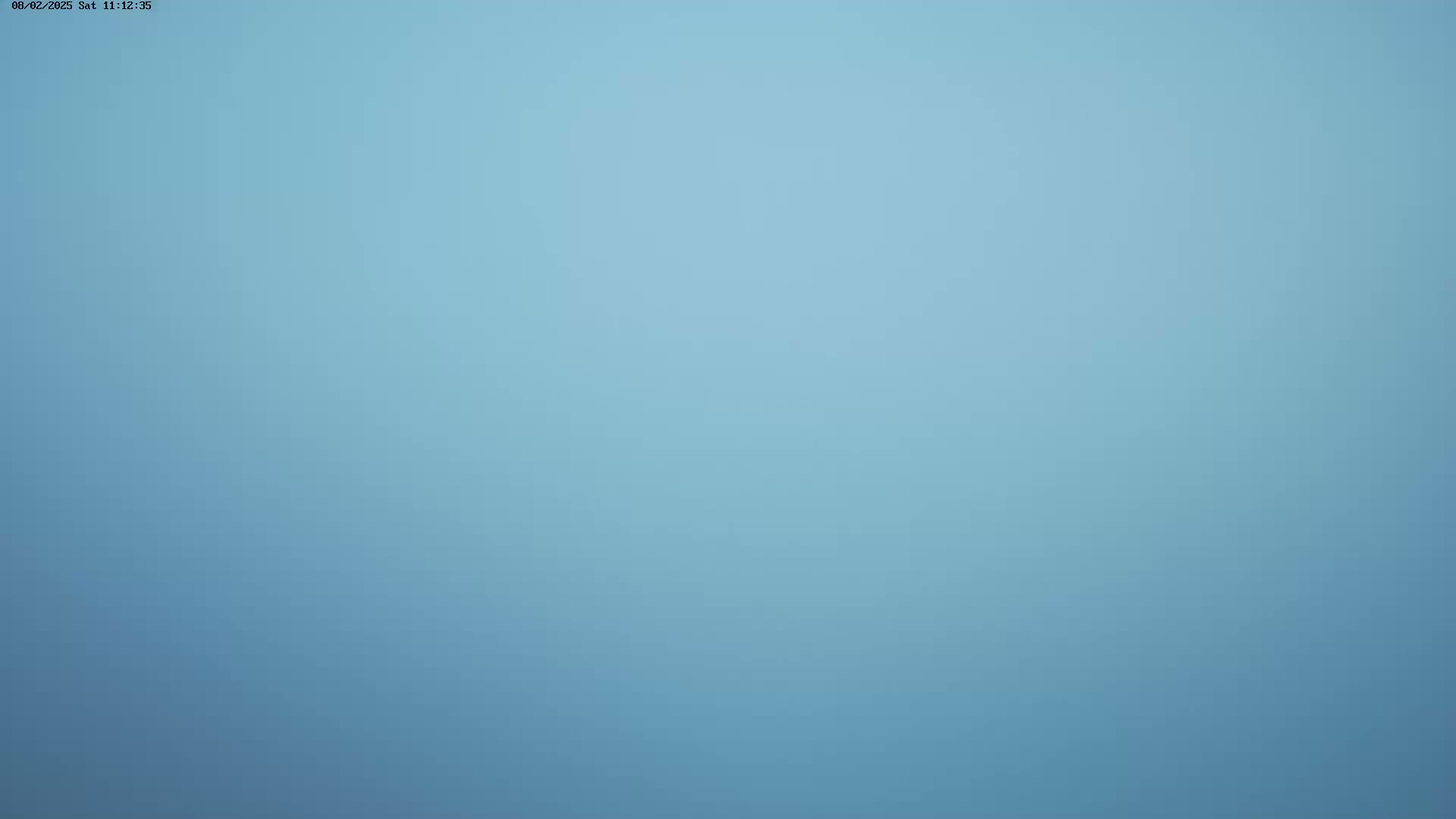 A solid, light-blue background.