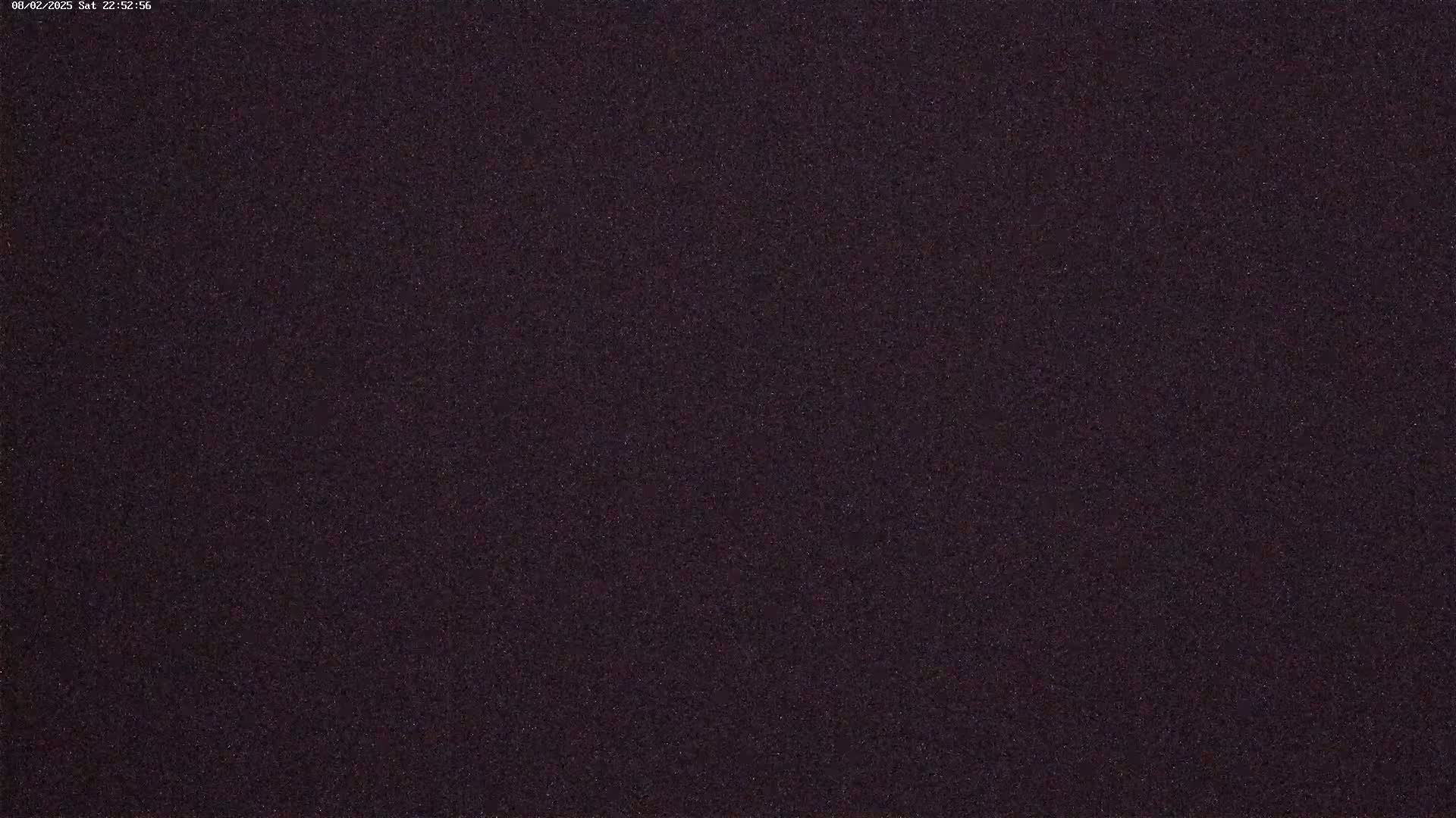 A dark, grainy image shows a mostly uniform dark purple-black surface.