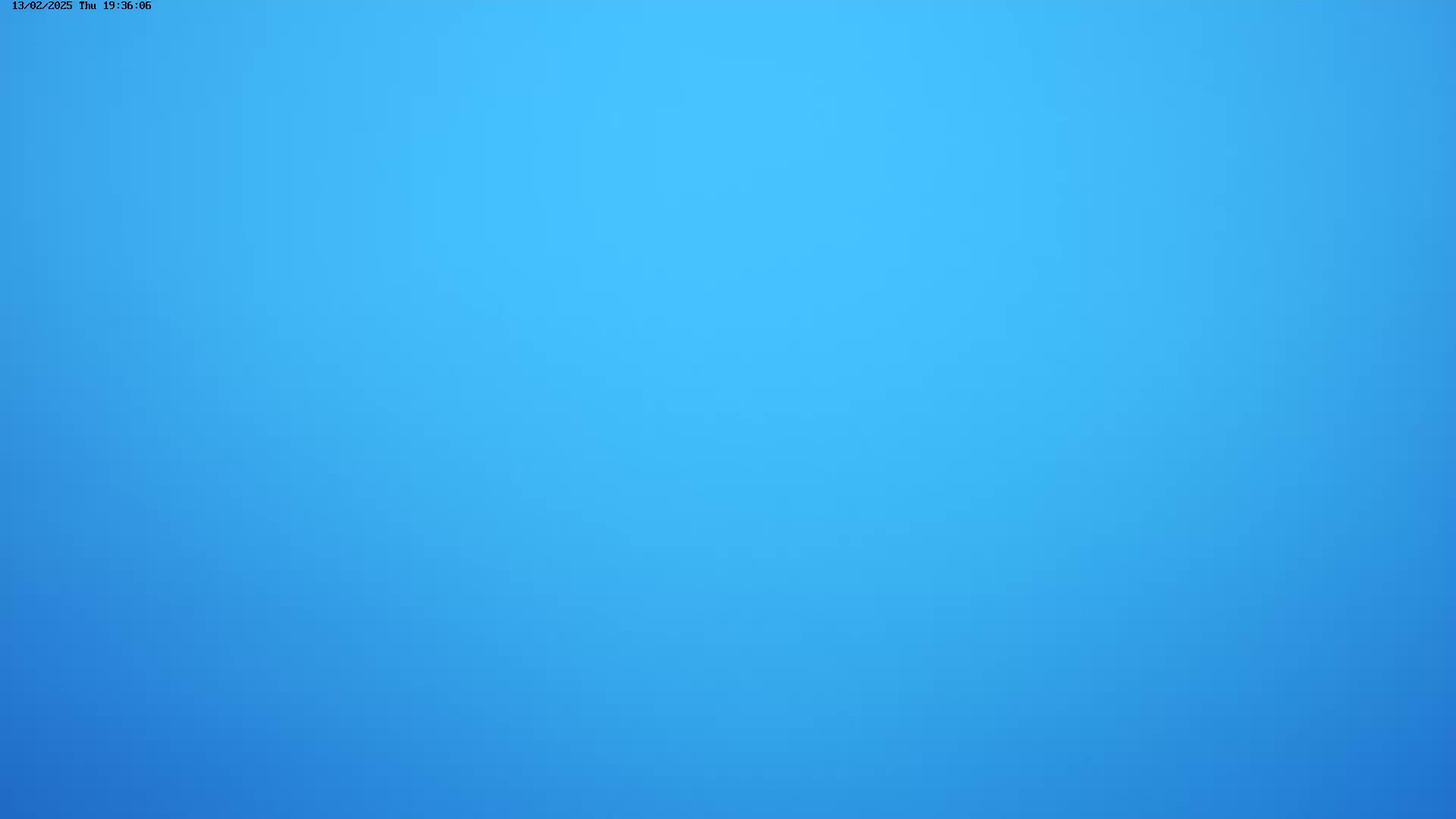 The image shows a solid, light-blue background.