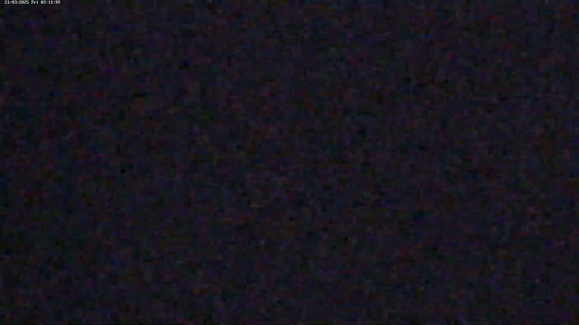 The image shows a completely dark, grainy surface.