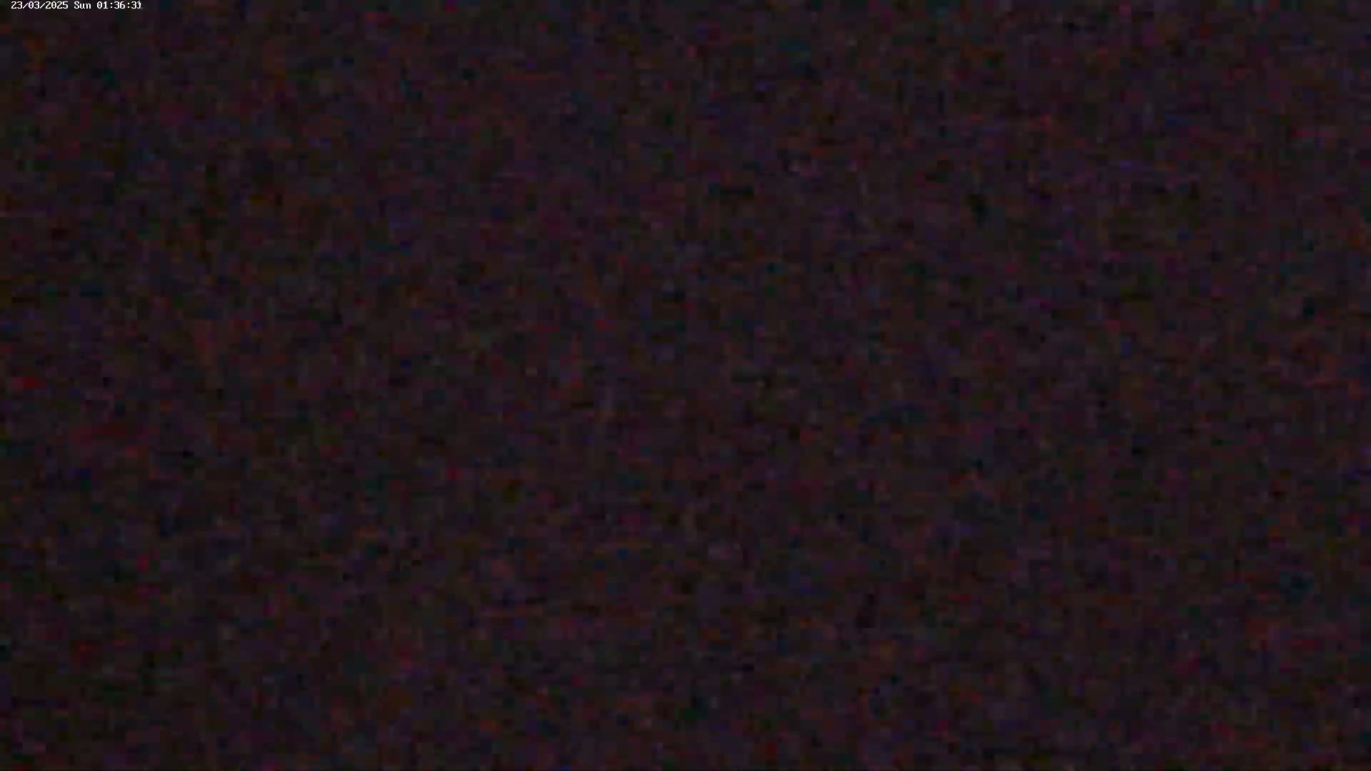 The image shows a dark, grainy, and indistinct view, likely due to poor image quality.