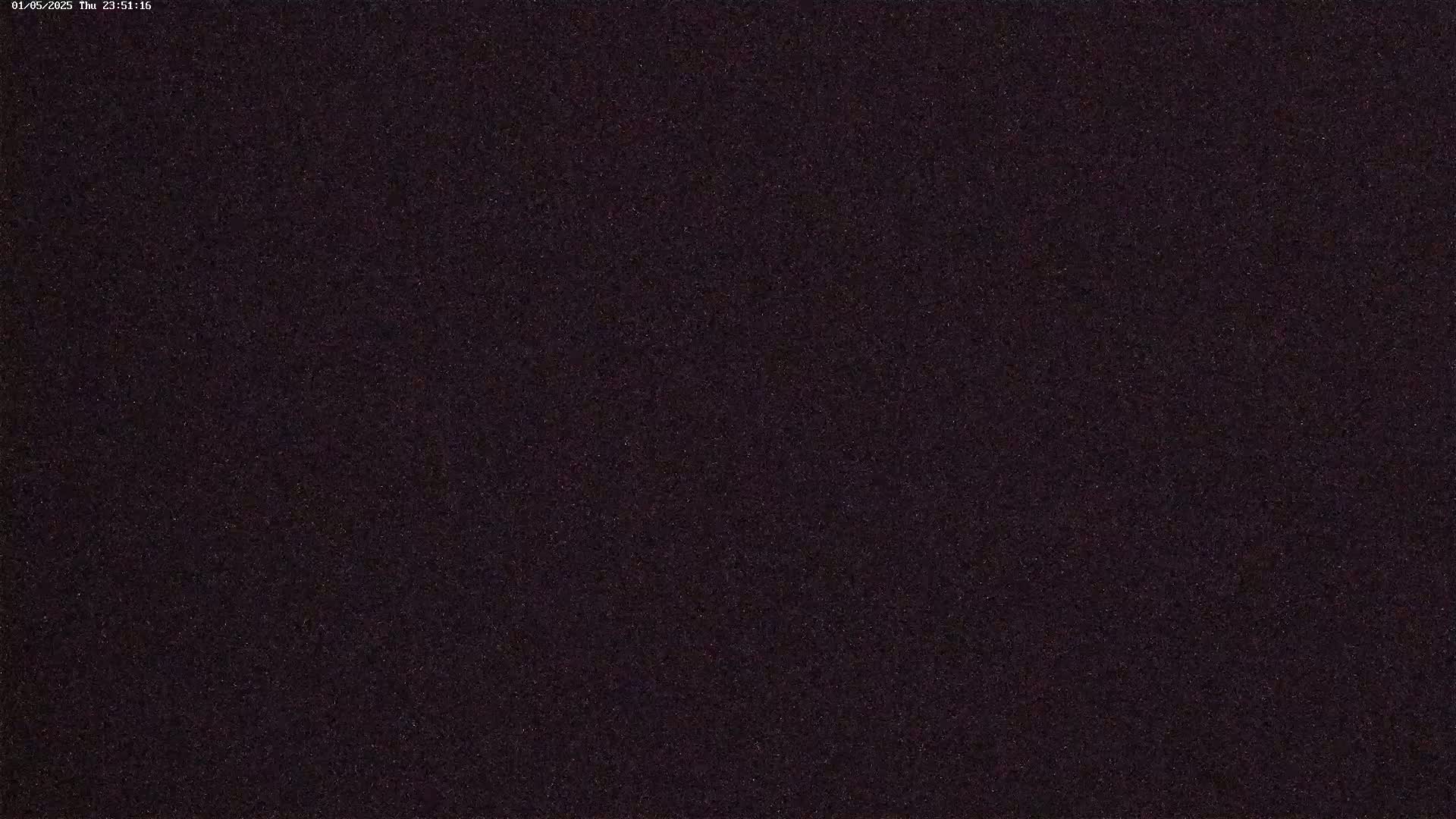 The image shows a dark, uniformly textured surface, possibly at night.