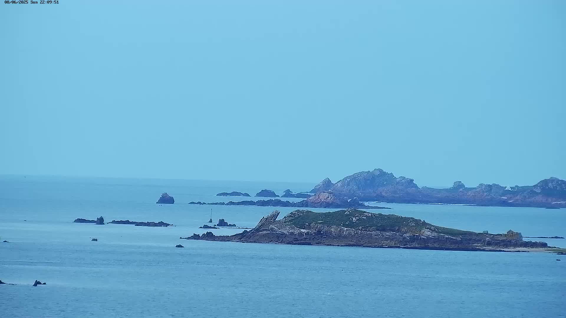 Carantec City Live Cam - Morlaix, Finistere, Bretagne, France