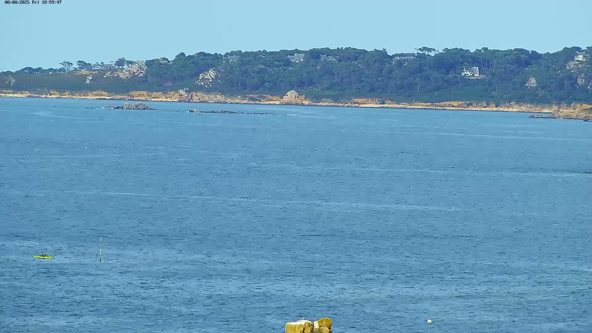 Carantec City Live Cam - Morlaix, Finistere, Bretagne, France