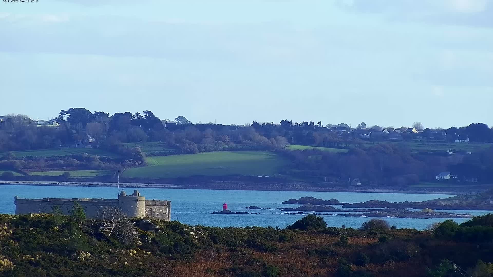 Carantec City Live Cam - Morlaix, Finistere, Bretagne, France