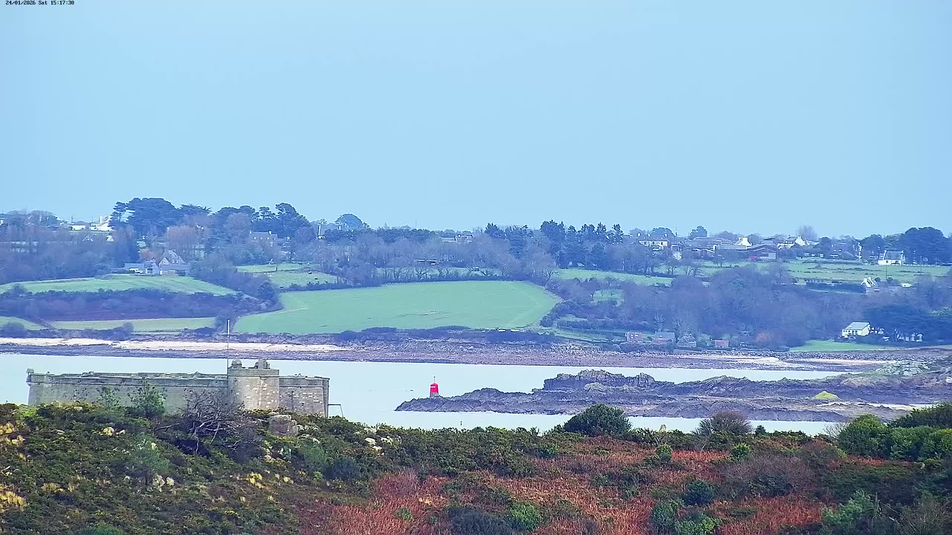 Carantec City Live Cam - Morlaix, Finistere, Bretagne, France