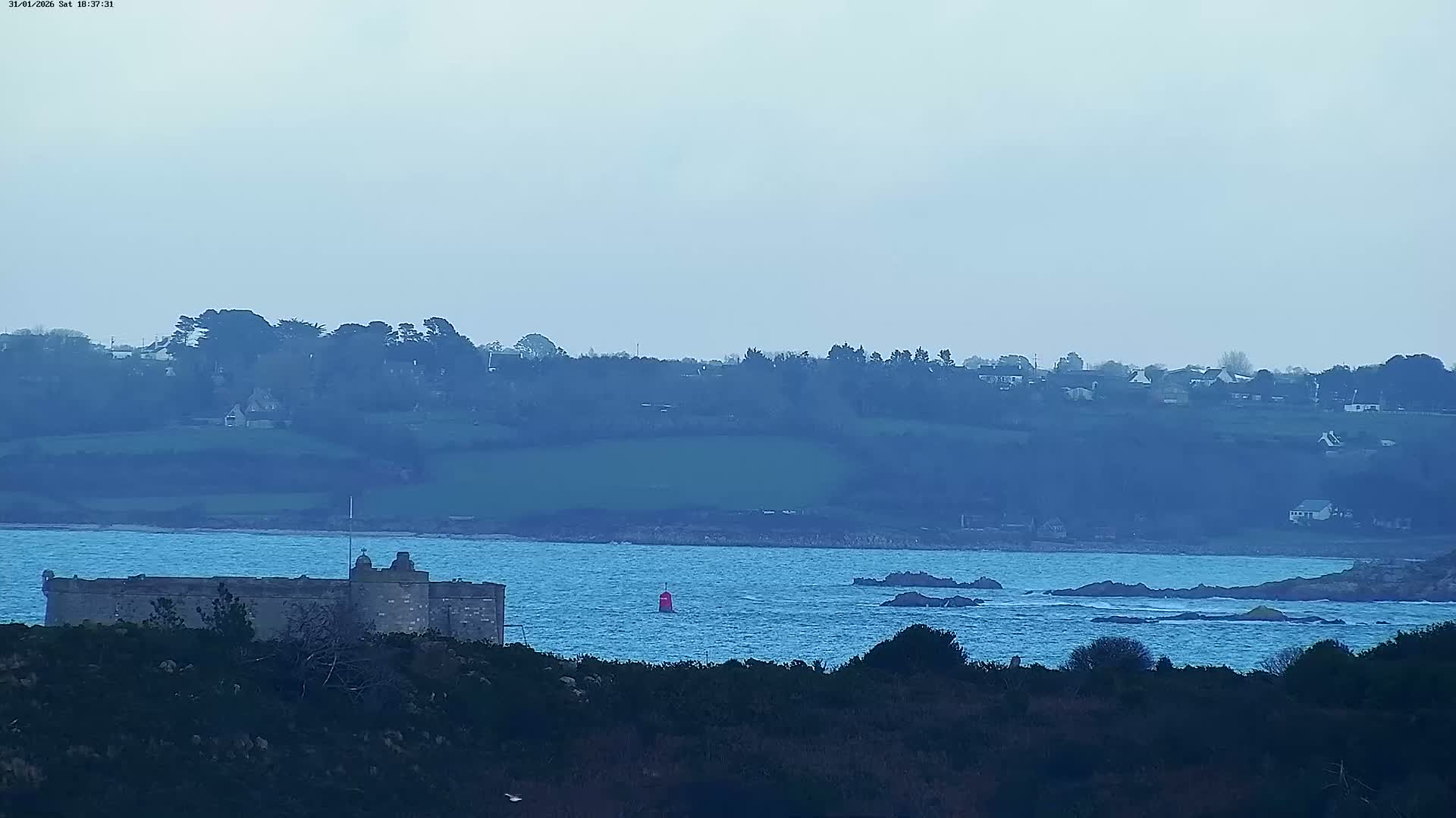 Carantec City Live Cam - Morlaix, Finistere, Bretagne, France