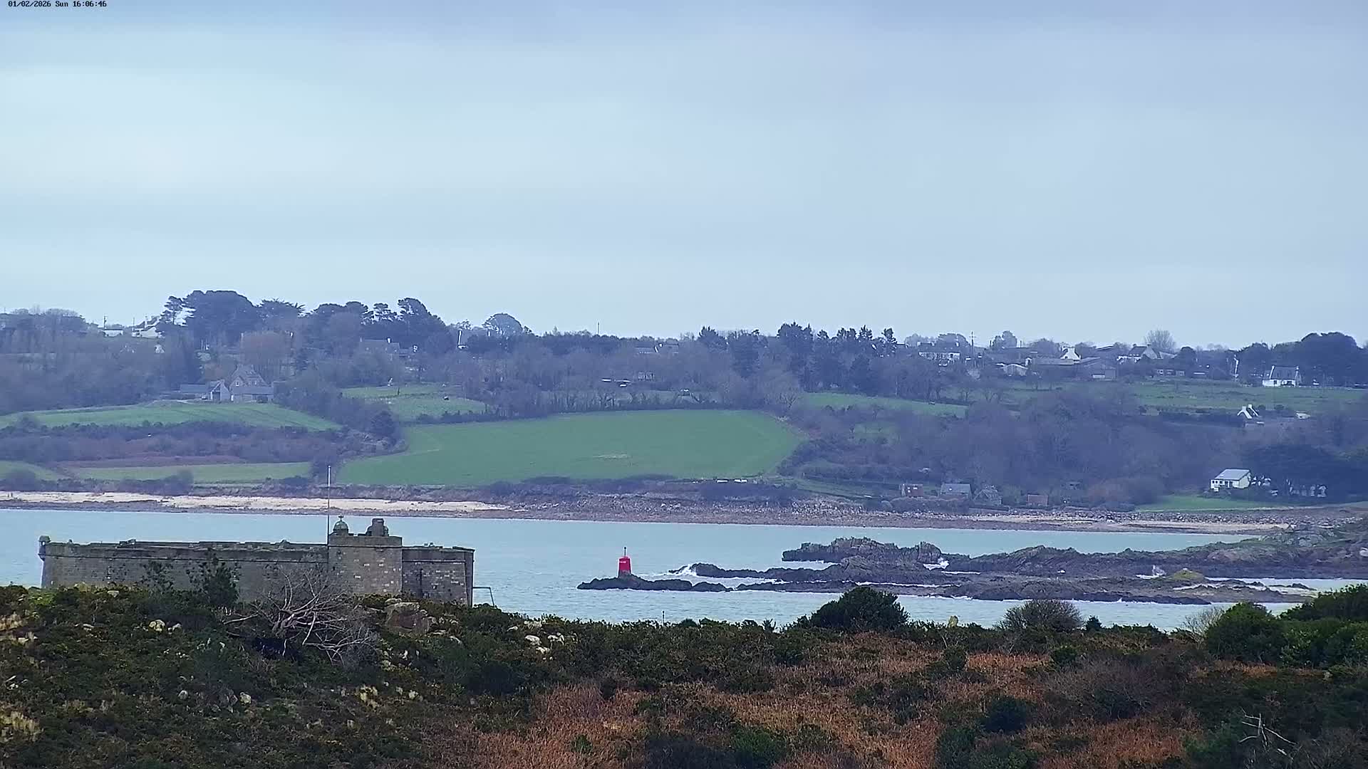 Carantec City Live Cam - Morlaix, Finistere, Bretagne, France