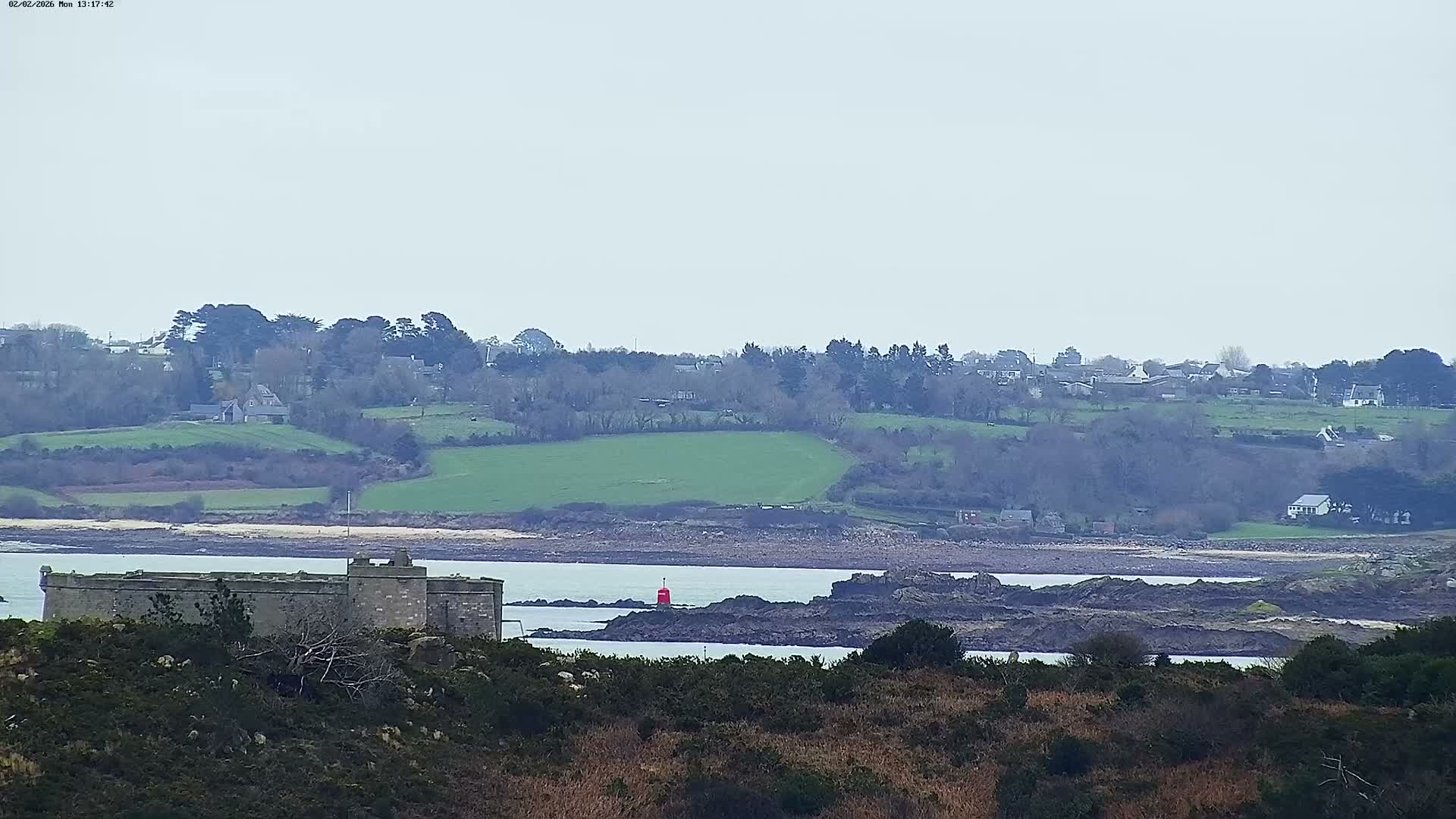Carantec City Live Cam - Morlaix, Finistere, Bretagne, France
