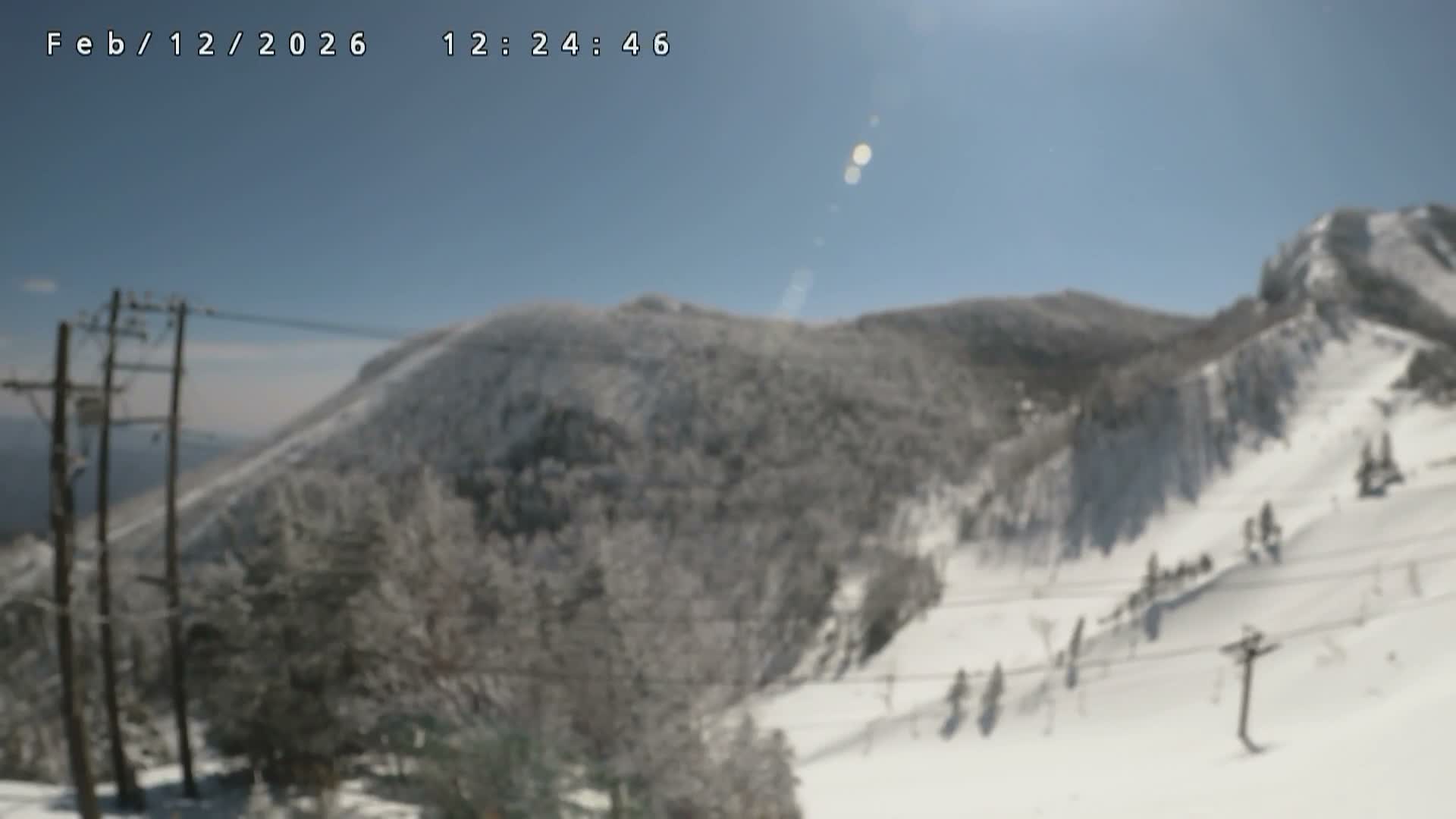 Gunma, Agatsuma, Tsumagoi, Mount Kusatsu Moto Shirane  ( 群馬・吾妻・嬬恋・白根山 ) Live Cam - Hoshimata, Tsumagoi, Agatsuma-gun, Gunma, Kantō, Honshu, Japan