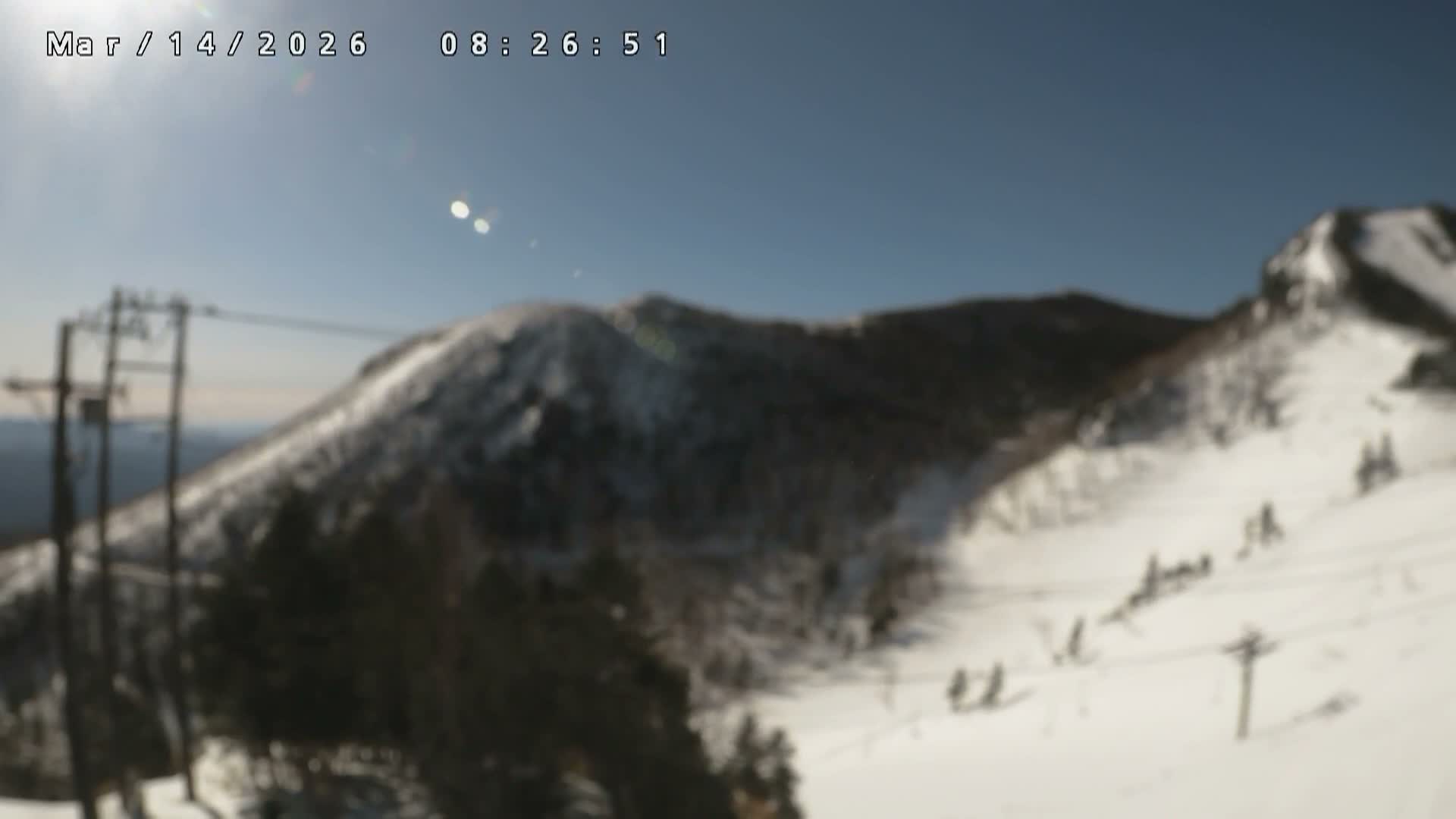 Gunma, Agatsuma, Tsumagoi, Mount Kusatsu Moto Shirane  ( 群馬・吾妻・嬬恋・白根山 ) Live Cam - Hoshimata, Tsumagoi, Agatsuma-gun, Gunma, Kantō, Honshu, Japan