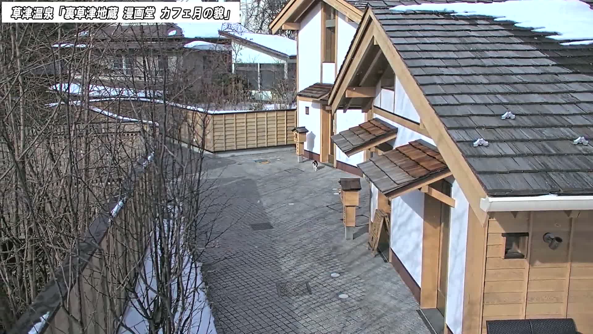 Gunma, Kusatsu Onsen, Kusatsu Village View from Cafe Tsuki no Kao ( 群馬県 草津温泉 草津村 カフェ月の顔からの眺め ) Live Cam - Kusatsu, Agatsuma-gun , Gunma, Kantō, Honshu, Japan