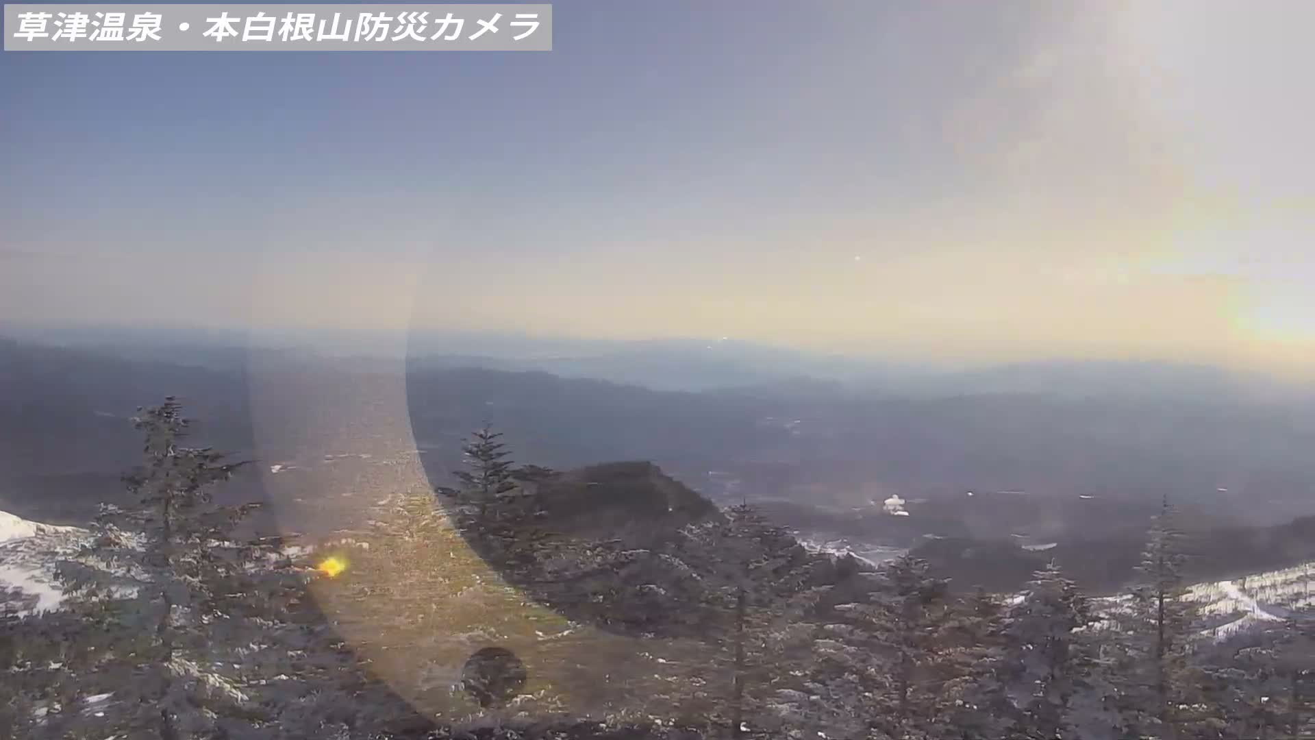 Gunma, Agatsuma, Kusatsu Town Siloutte View & Mountain Observation from Mount Shirane (群馬・吾妻・草津町 紫蘭山からのシルエットビュー＆山岳展望 ) Live Cam - Kusatsu, Agatsuma-gun , Gunma, Kantō, Honshu, Japan