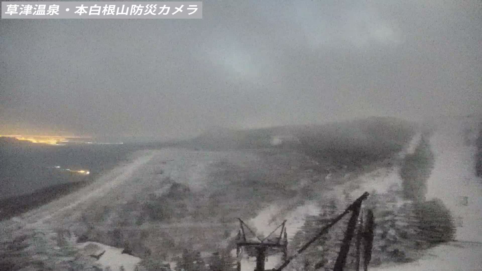 Gunma, Agatsuma, Kusatsu Town Siloutte View & Mountain Observation from Mount Shirane (群馬・吾妻・草津町 紫蘭山からのシルエットビュー＆山岳展望 ) Live Cam - Kusatsu, Agatsuma-gun , Gunma, Kantō, Honshu, Japan