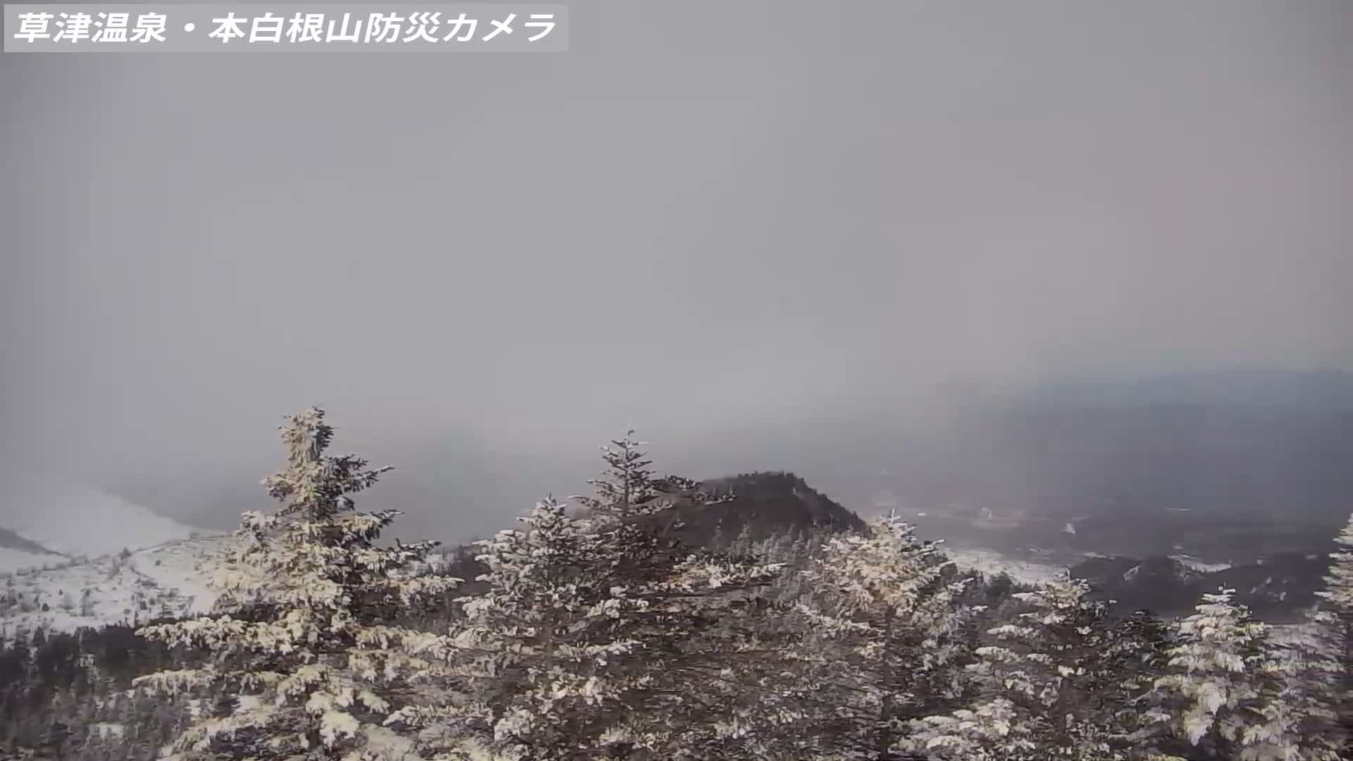 Gunma, Agatsuma, Kusatsu Town Siloutte View & Mountain Observation from Mount Shirane (群馬・吾妻・草津町 紫蘭山からのシルエットビュー＆山岳展望 ) Live Cam - Kusatsu, Agatsuma-gun , Gunma, Kantō, Honshu, Japan