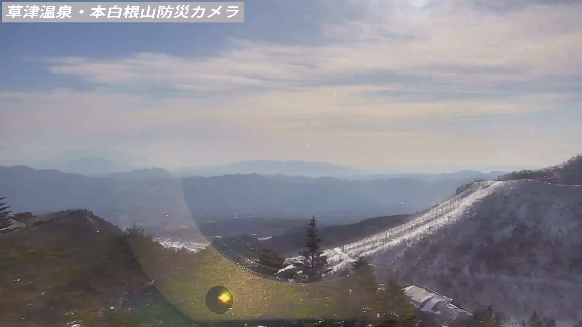 Gunma, Agatsuma, Kusatsu Town Siloutte View & Mountain Observation from Mount Shirane (群馬・吾妻・草津町 紫蘭山からのシルエットビュー＆山岳展望 ) Live Cam - Kusatsu, Agatsuma-gun , Gunma, Kantō, Honshu, Japan