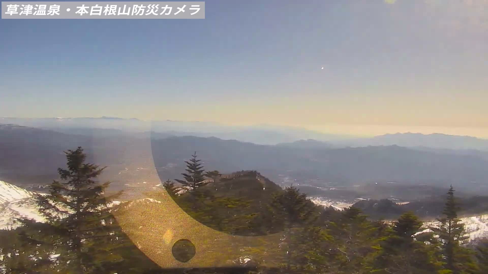 Gunma, Agatsuma, Kusatsu Town Siloutte View & Mountain Observation from Mount Shirane (群馬・吾妻・草津町 紫蘭山からのシルエットビュー＆山岳展望 ) Live Cam - Kusatsu, Agatsuma-gun , Gunma, Kantō, Honshu, Japan