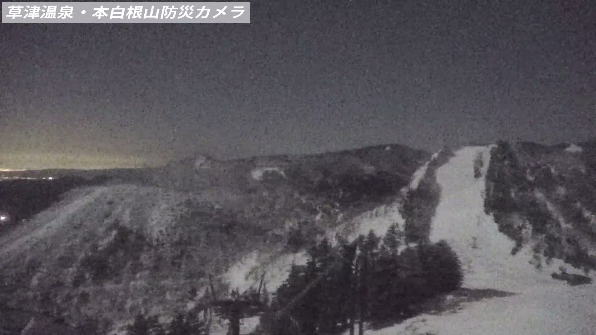 Gunma, Agatsuma, Kusatsu Town Siloutte View & Mountain Observation from Mount Shirane (群馬・吾妻・草津町 紫蘭山からのシルエットビュー＆山岳展望 ) Live Cam - Kusatsu, Agatsuma-gun , Gunma, Kantō, Honshu, Japan