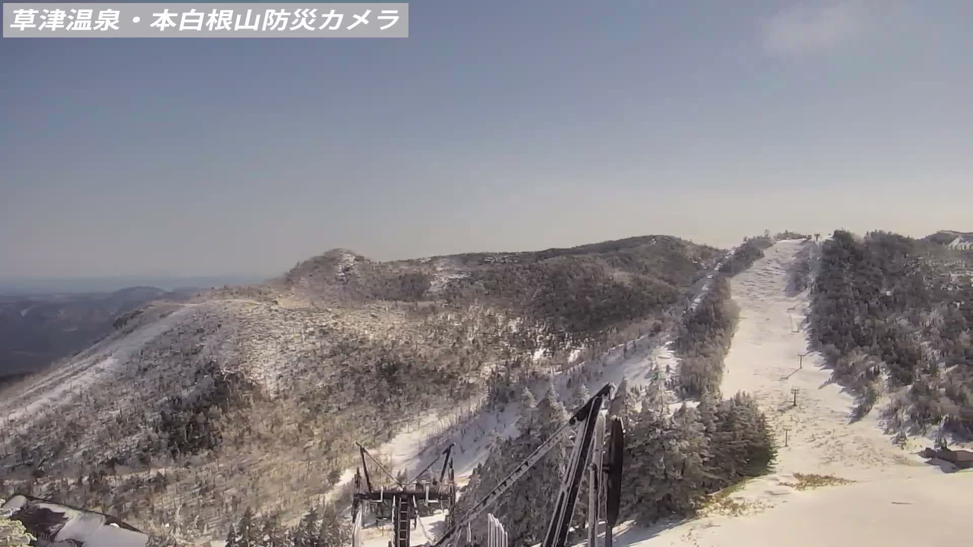 Gunma, Agatsuma, Kusatsu Town Siloutte View & Mountain Observation from Mount Shirane (群馬・吾妻・草津町 紫蘭山からのシルエットビュー＆山岳展望 ) Live Cam - Kusatsu, Agatsuma-gun , Gunma, Kantō, Honshu, Japan