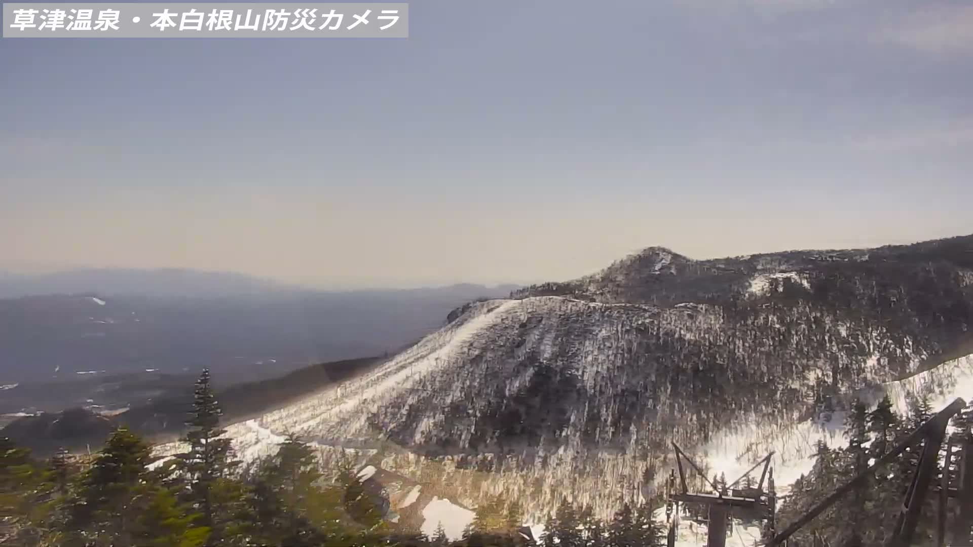 Gunma, Agatsuma, Kusatsu Town Siloutte View & Mountain Observation from Mount Shirane (群馬・吾妻・草津町 紫蘭山からのシルエットビュー＆山岳展望 ) Live Cam - Kusatsu, Agatsuma-gun , Gunma, Kantō, Honshu, Japan