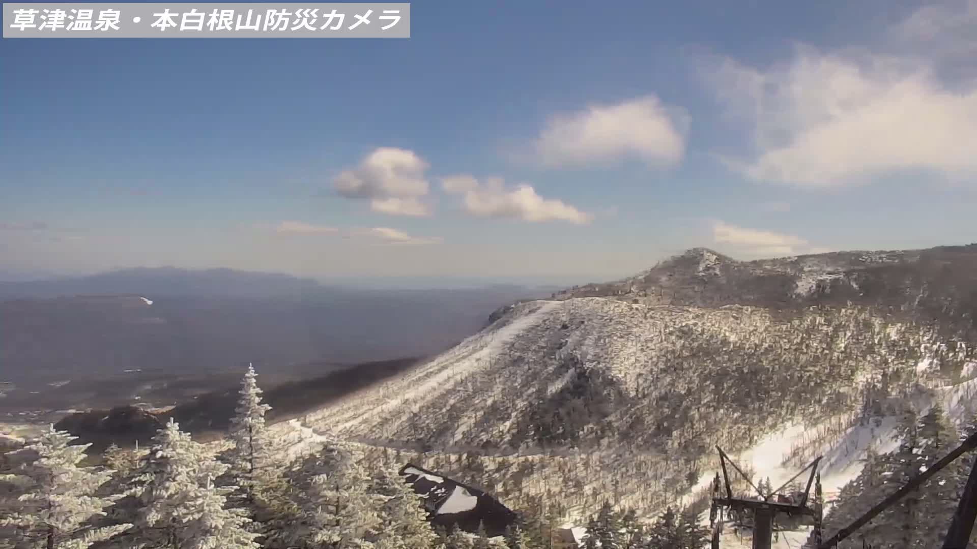 Gunma, Agatsuma, Kusatsu Town Siloutte View & Mountain Observation from Mount Shirane (群馬・吾妻・草津町 紫蘭山からのシルエットビュー＆山岳展望 ) Live Cam - Kusatsu, Agatsuma-gun , Gunma, Kantō, Honshu, Japan