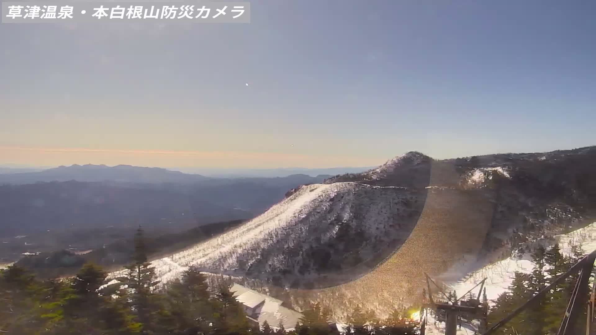 Gunma, Agatsuma, Kusatsu Town Siloutte View & Mountain Observation from Mount Shirane (群馬・吾妻・草津町 紫蘭山からのシルエットビュー＆山岳展望 ) Live Cam - Kusatsu, Agatsuma-gun , Gunma, Kantō, Honshu, Japan