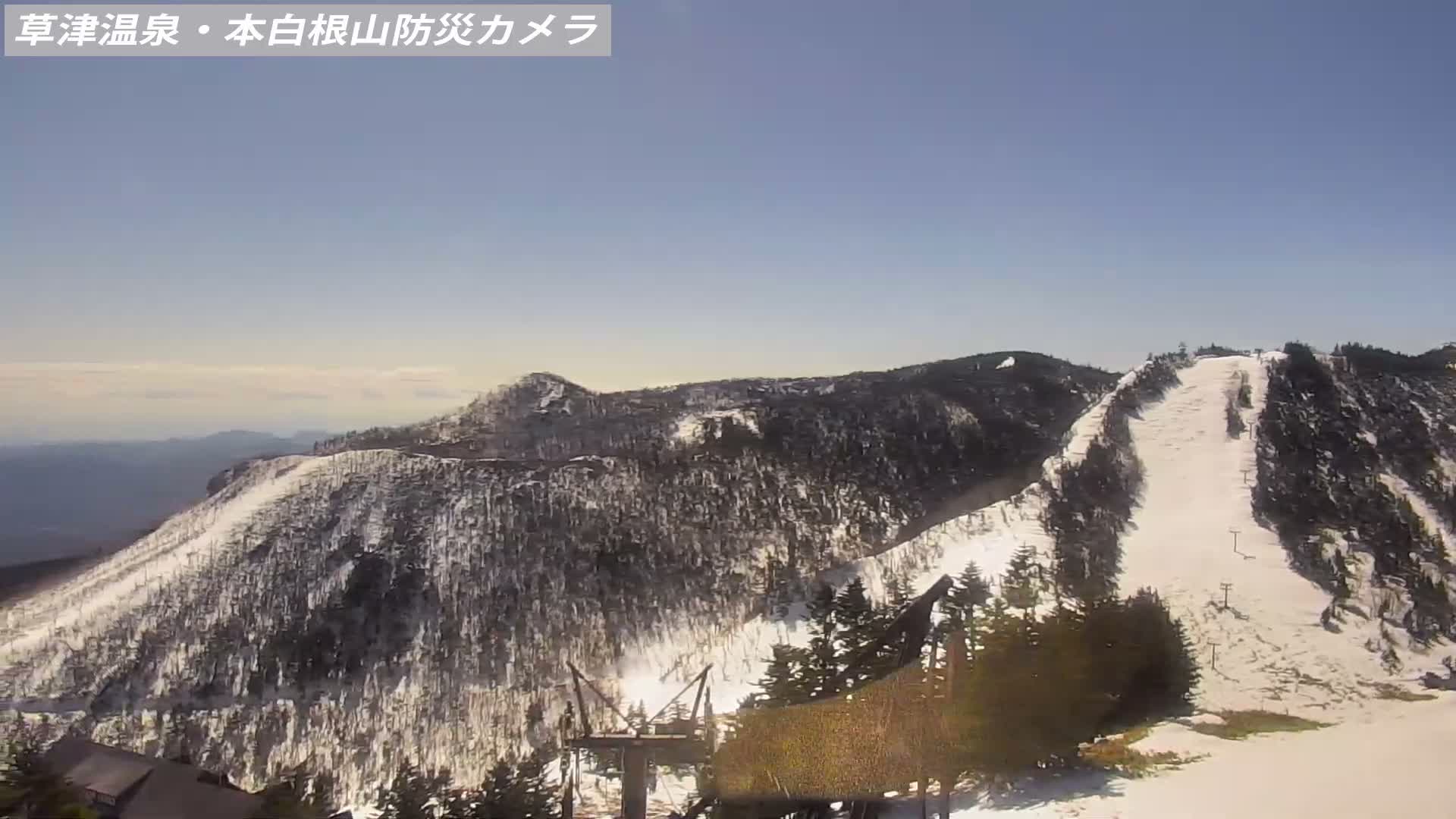 Gunma, Agatsuma, Kusatsu Town Siloutte View & Mountain Observation from Mount Shirane (群馬・吾妻・草津町 紫蘭山からのシルエットビュー＆山岳展望 ) Live Cam - Kusatsu, Agatsuma-gun , Gunma, Kantō, Honshu, Japan