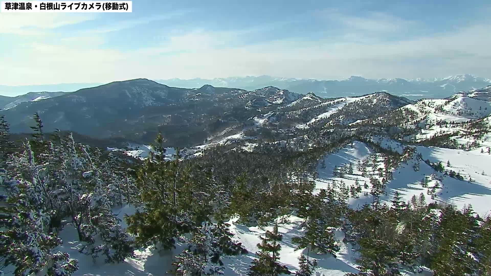 Gunma, Agatsuma Joshin’etsukogen National Park & Manza Onsen Ski Resort (群馬県・吾妻上信越高原国立公園＆万座温泉スキー場 ) Live Cam - Kusatsu, Agatsuma-gun , Gunma, Kantō, Honshu, Japan