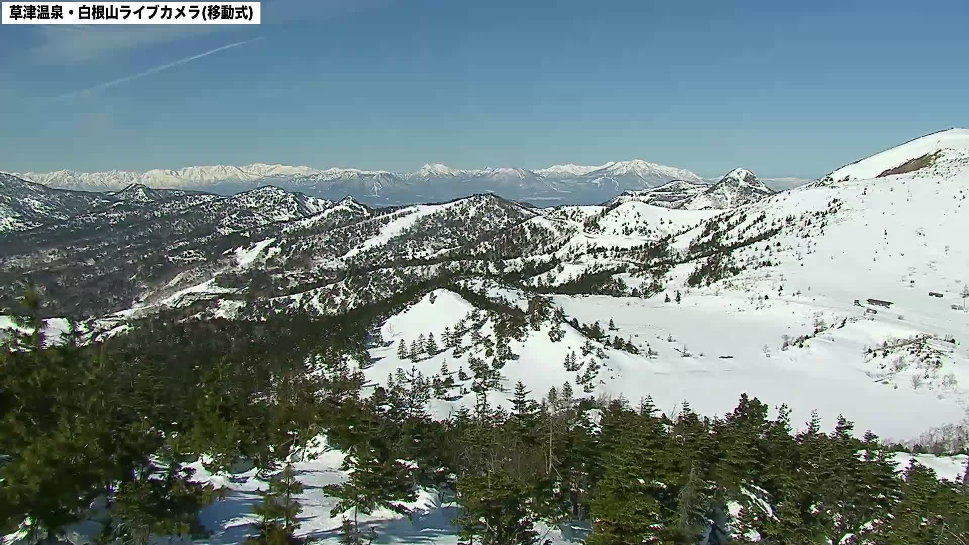 Gunma, Agatsuma Joshin’etsukogen National Park & Manza Onsen Ski Resort (群馬県・吾妻上信越高原国立公園＆万座温泉スキー場 ) Live Cam - Kusatsu, Agatsuma-gun , Gunma, Kantō, Honshu, Japan